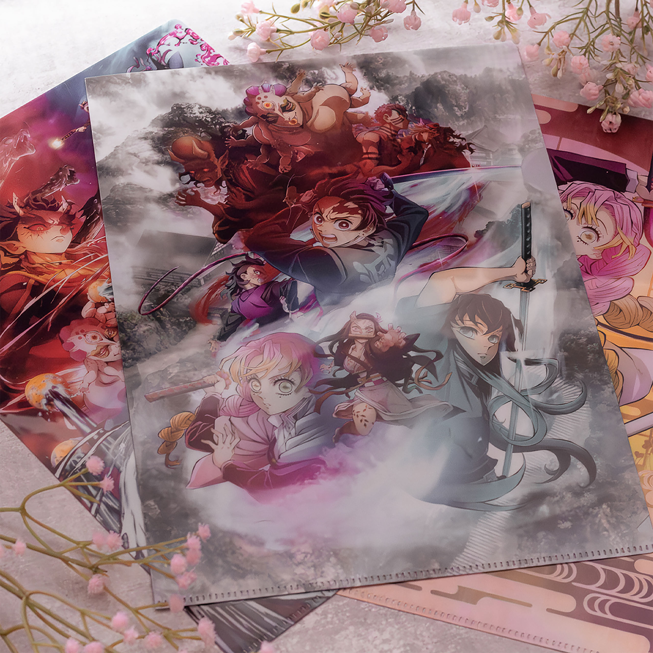Demon Slayer: Kimetsu no Yaiba - Documenthoesjes set van 3