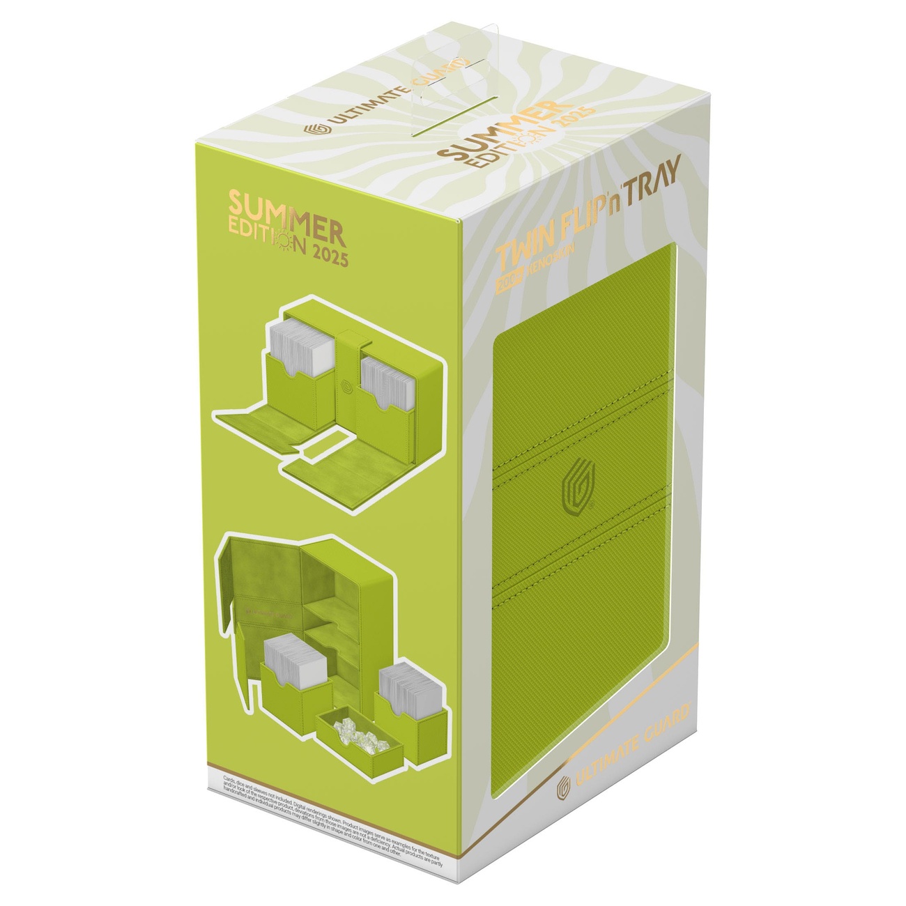 Ultimate Guard Twin Flip'n'Tray 200+ Xenoskin "Summer Edition 2025" - Lime