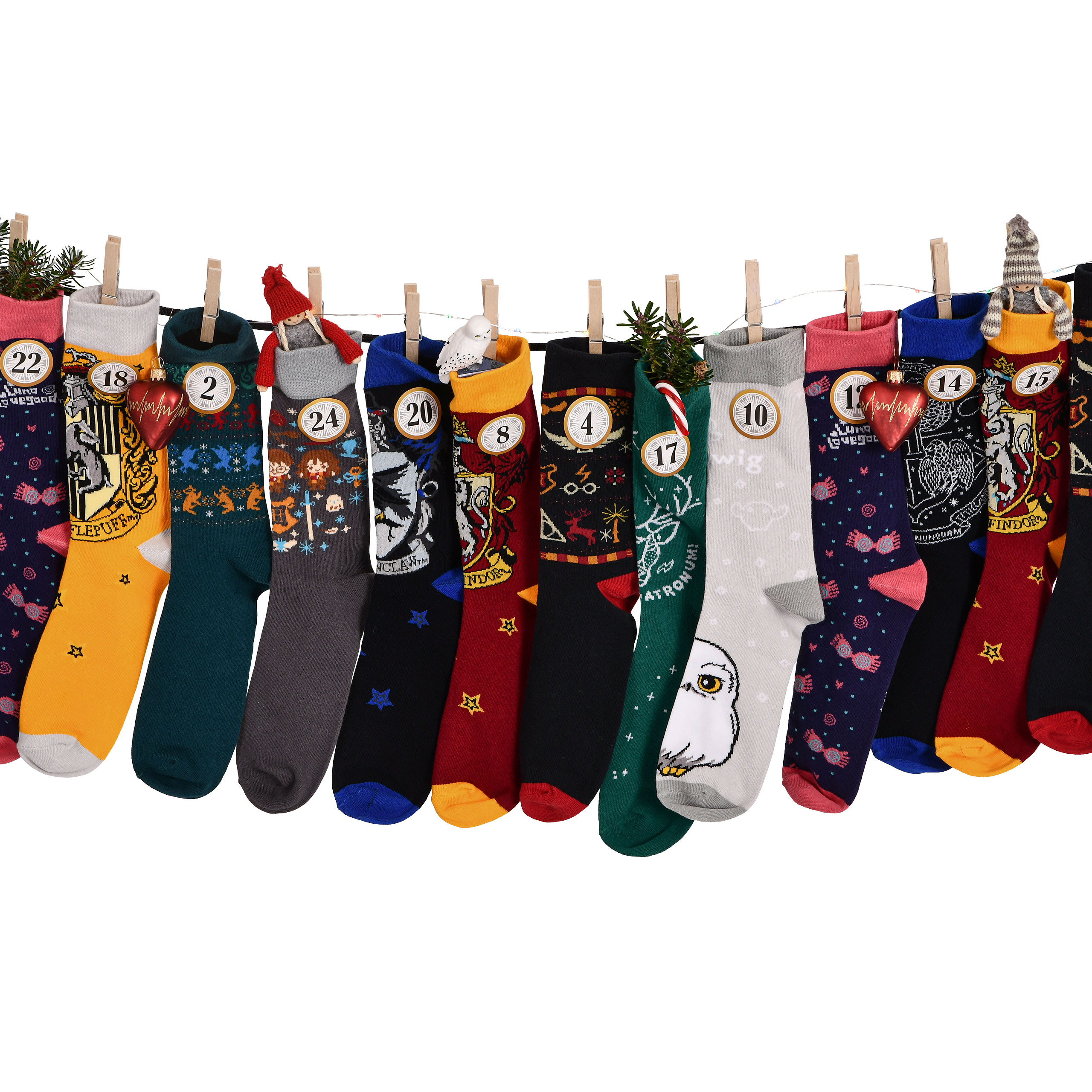 Harry Potter socks Advent calendar to fill Elbenwald