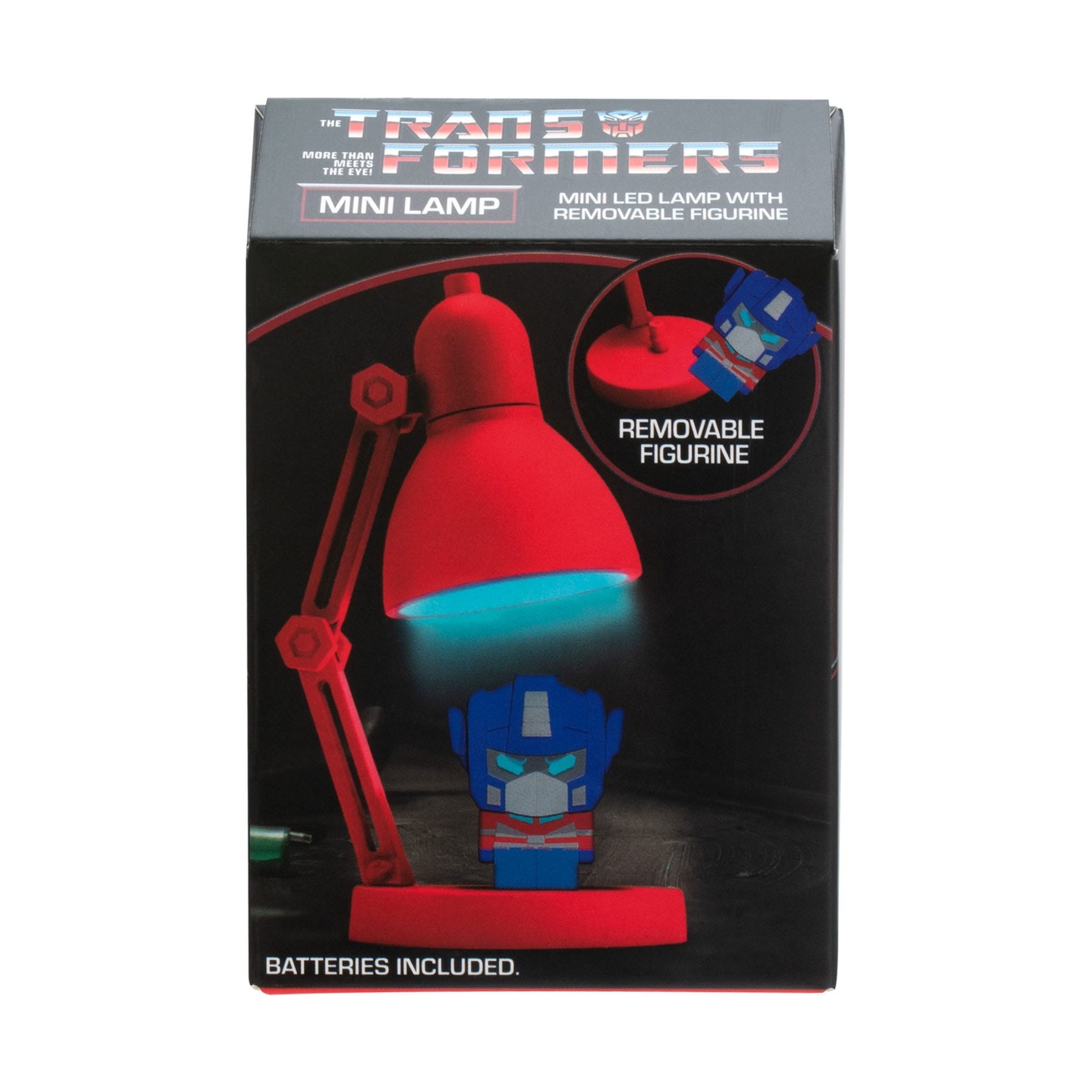 Transformers mini lampada LED con figura 10 cm
