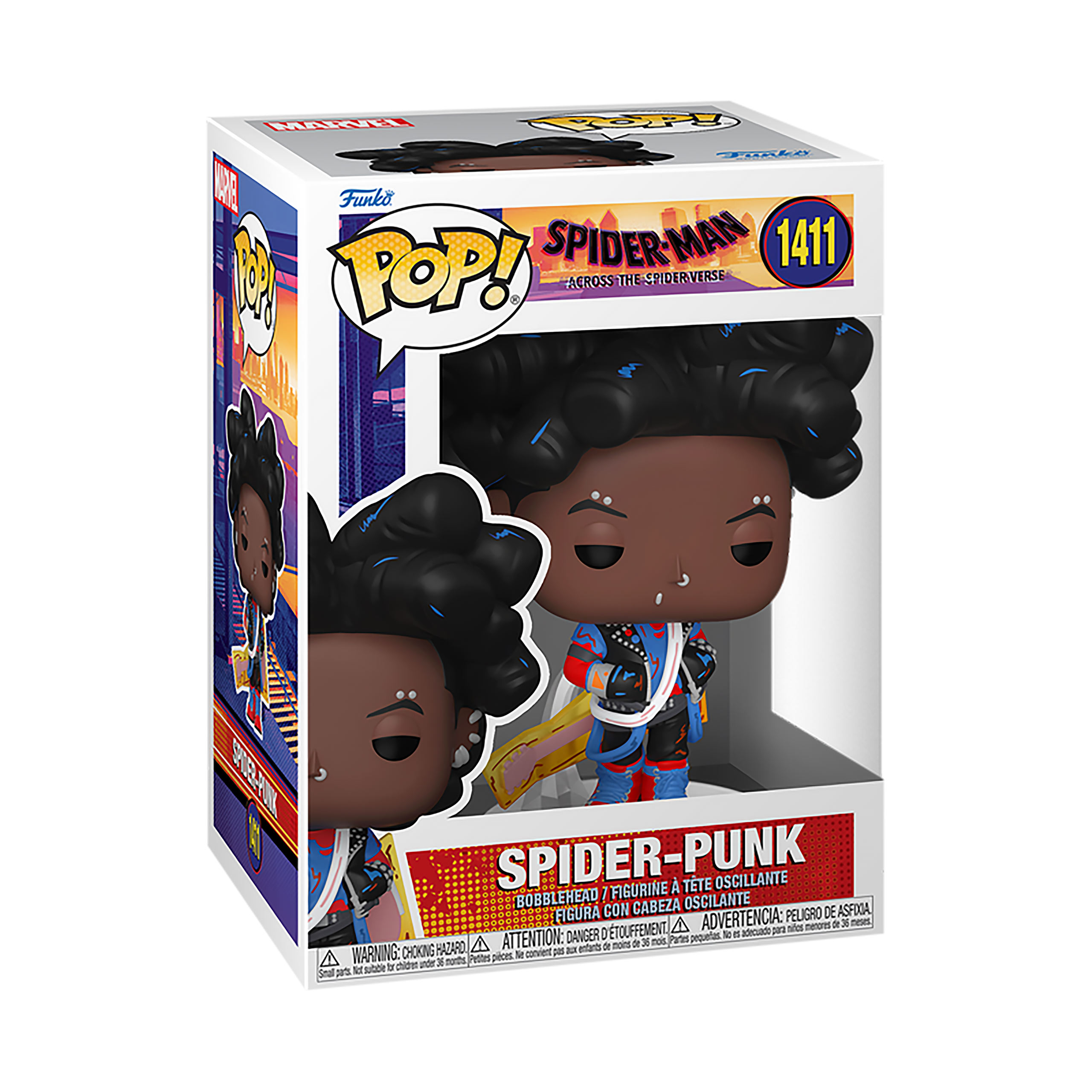 Spider-Man Across The Spider-Verse - Spider-Punk Funko Pop Figura con Testa Mobile