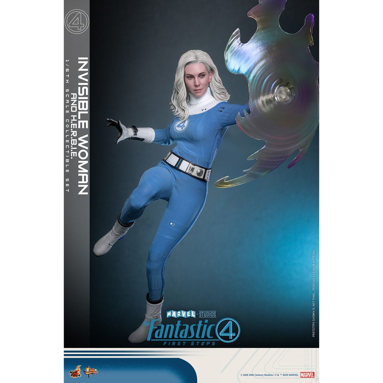 Les Quatre Fantastiques - Invisible Woman & H.E.R.B.I.E. coffret de figurines d’action Masterpiece 1:6