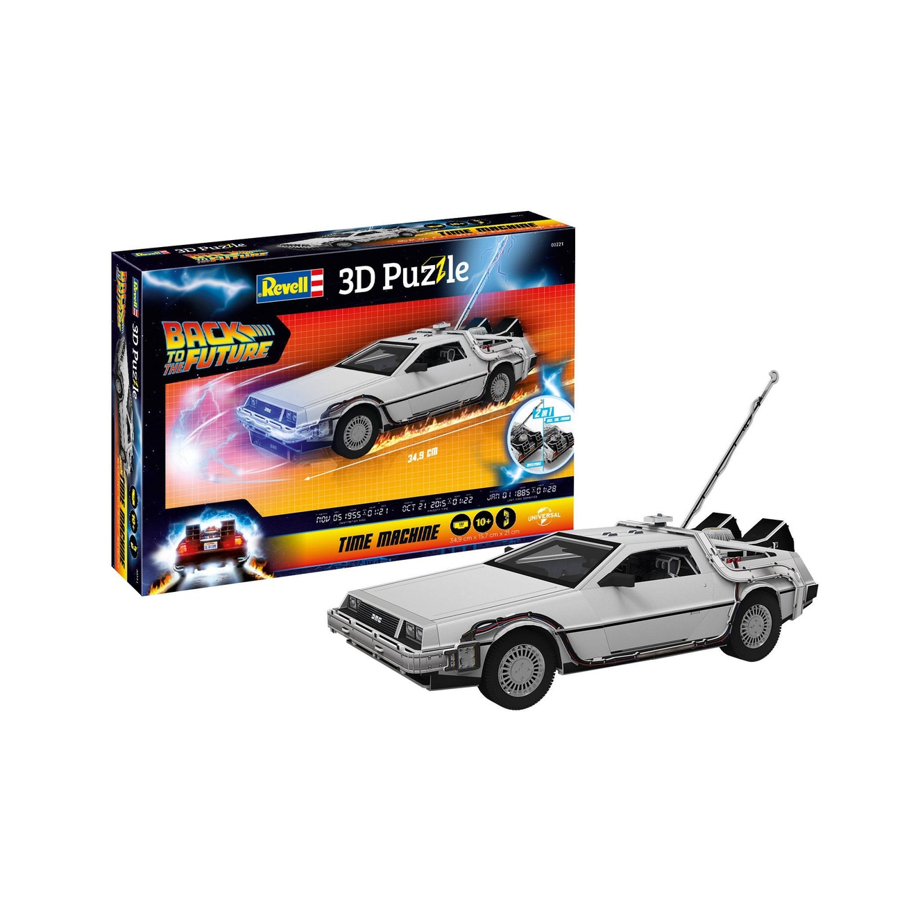 Retour vers le futur Puzzle 3D Time Machine