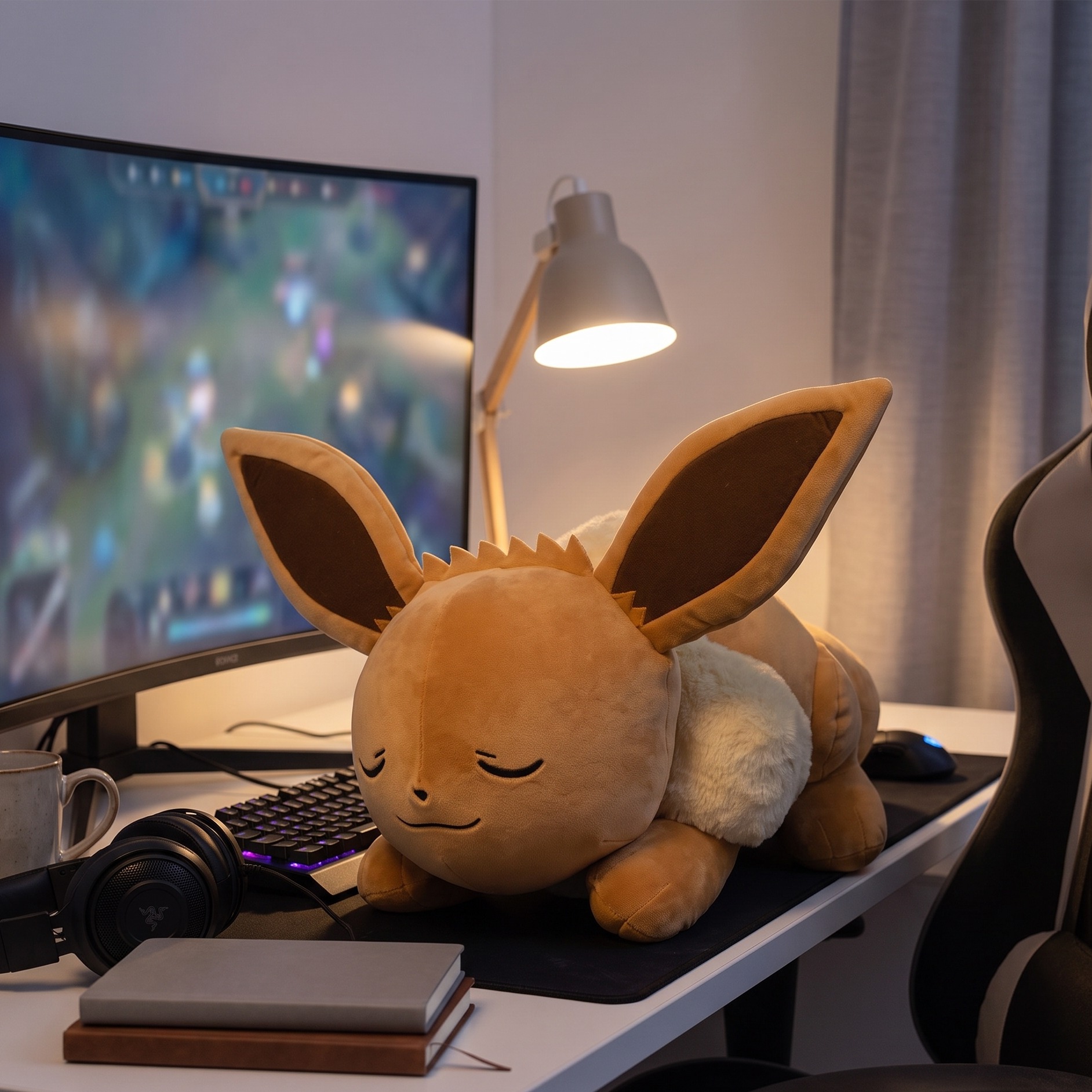 Pokémon - Eevee Plush Figure Sleeping