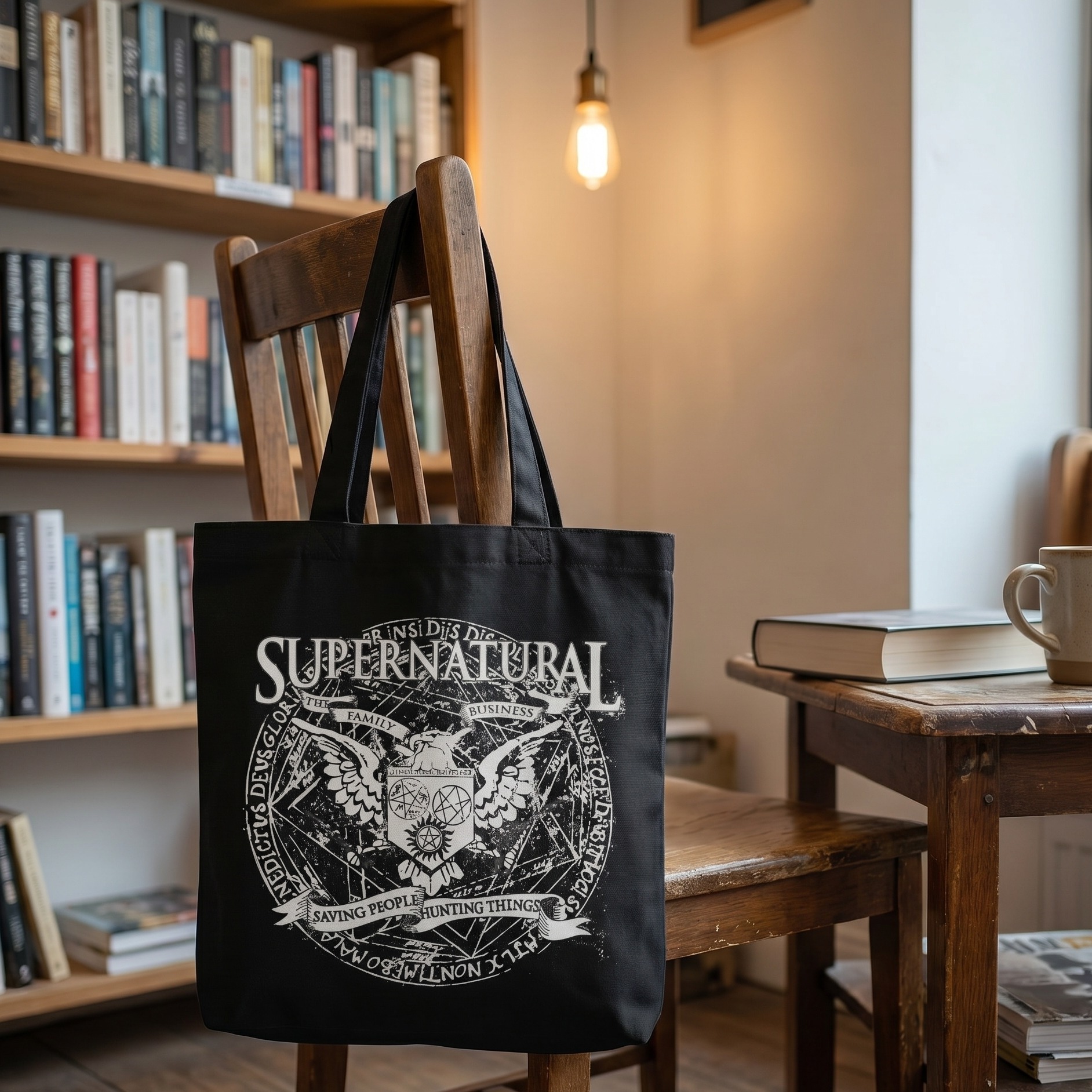 Supernatural - Winchester Family Business Tote Bag