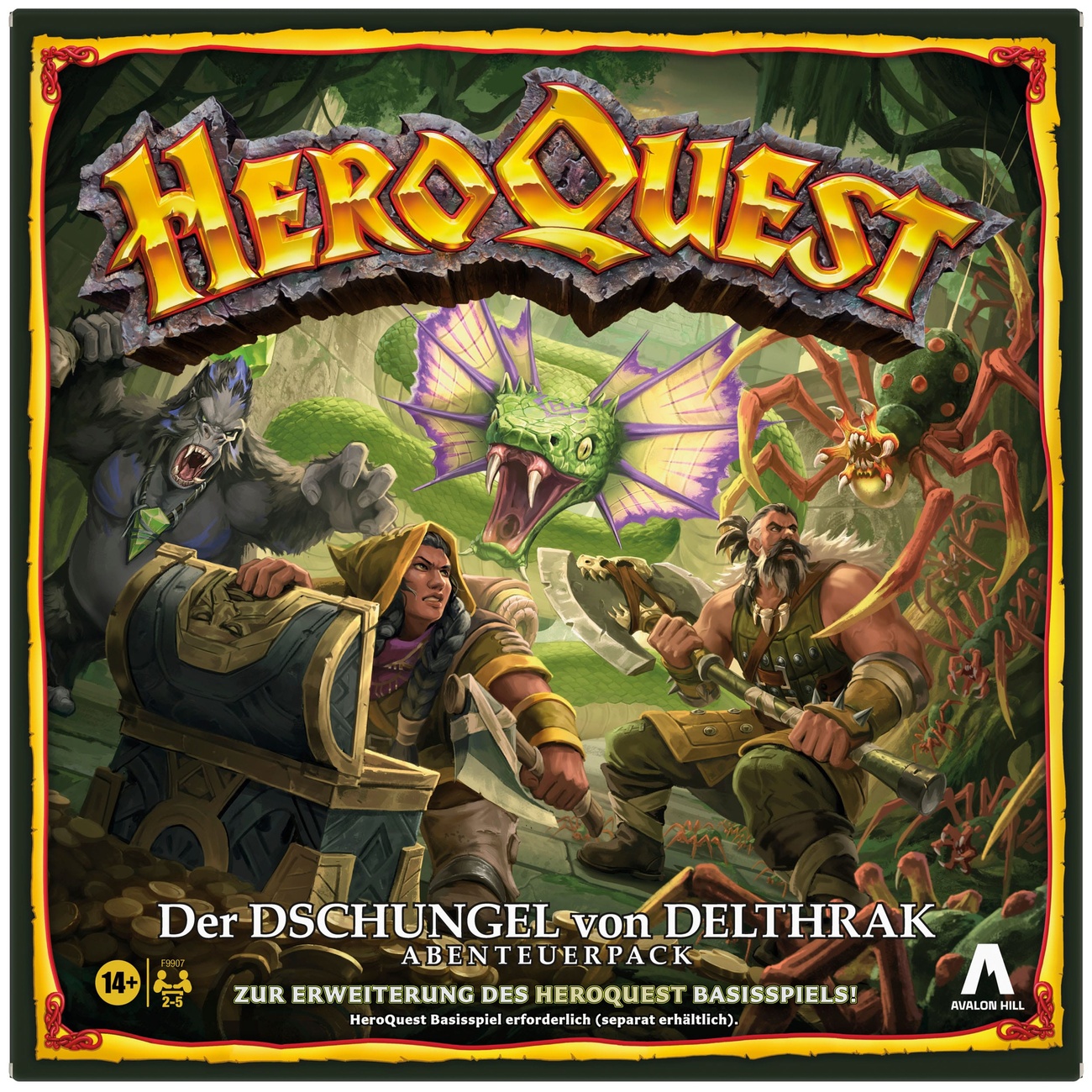 HeroQuest Board Game Expansion The Jungles of Delthrak Adventure Pack *German Version*