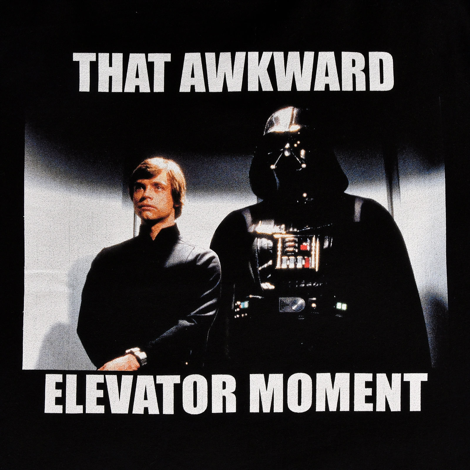 Star Wars - T-shirt Moment Ascenseur noir