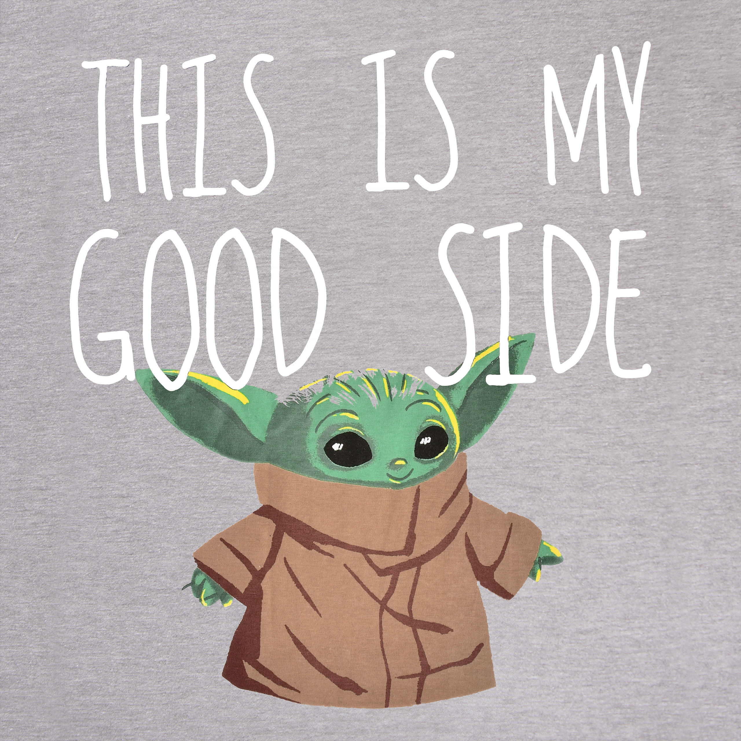 Grogu Good Side Oversize T-Shirt weiß - Star Wars The Mandalorian