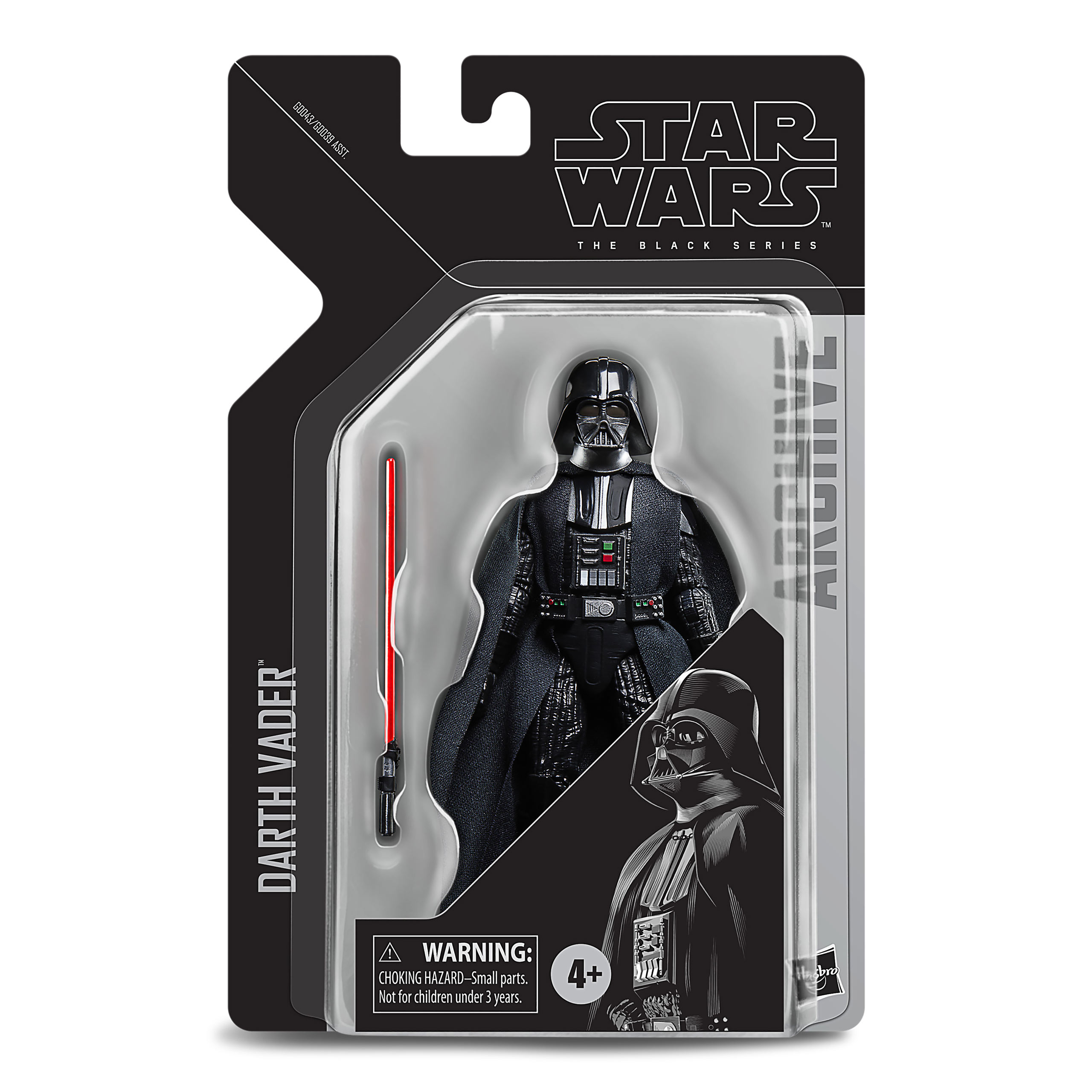 Star Wars - Darth Vader avec sabre laser série noire figurine d'action