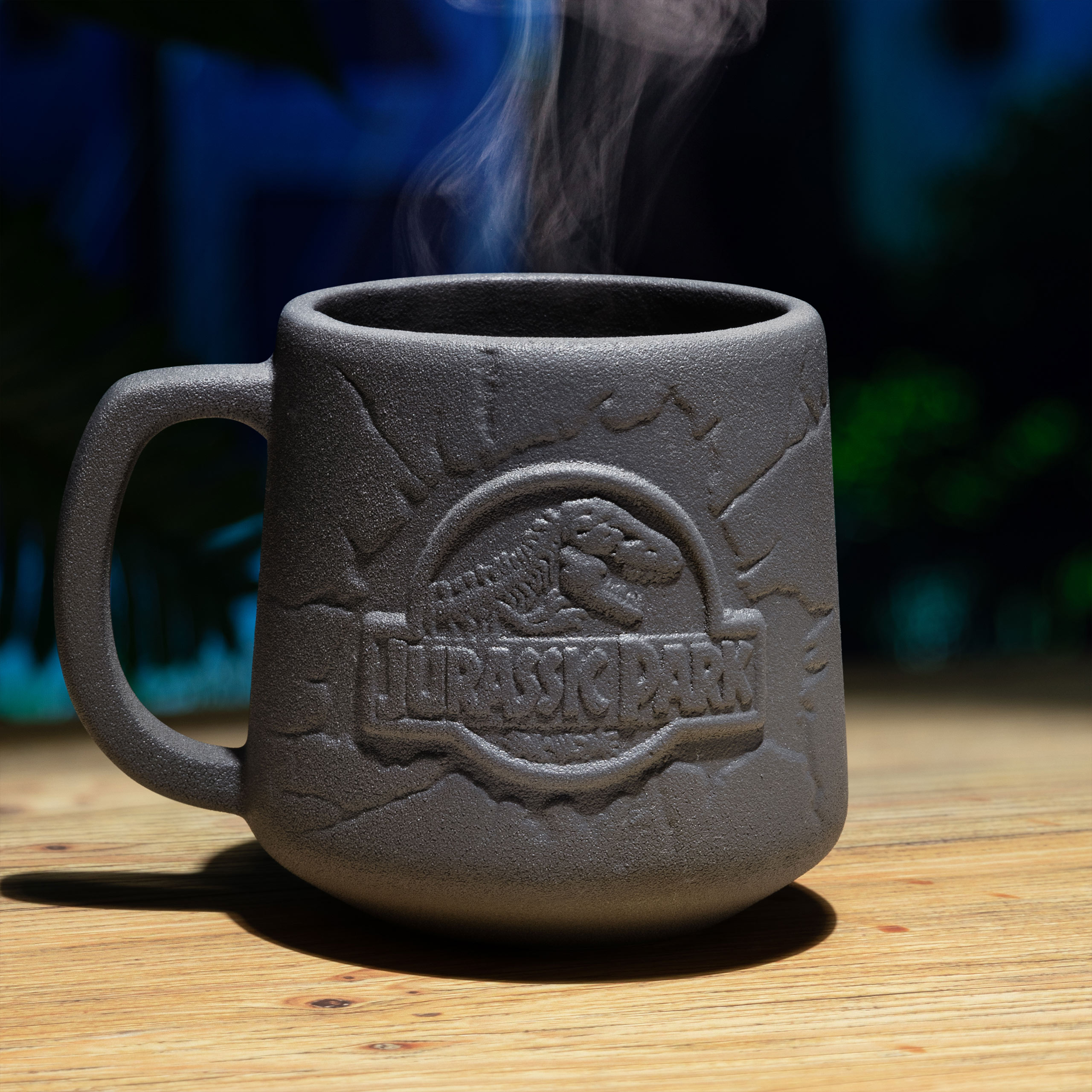 Jurassic Park - Logo Mug grey
