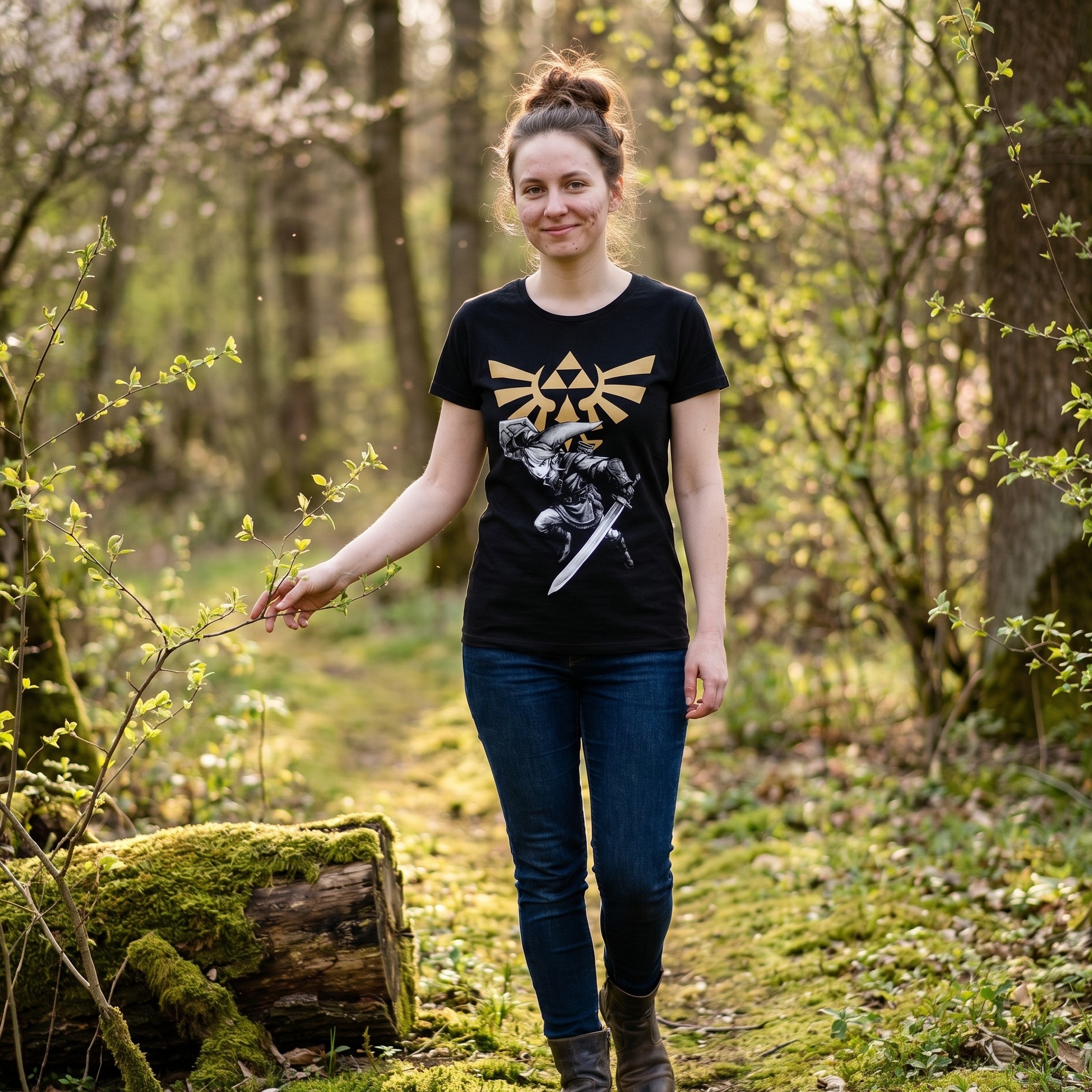 Zelda - Link Battle T-shirt svart