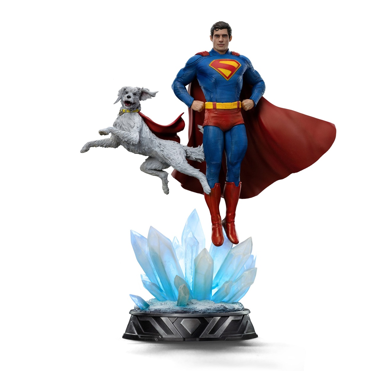 Superman Legacy Art Scale-staty 1/10 Superman & Krypto 32 cm
