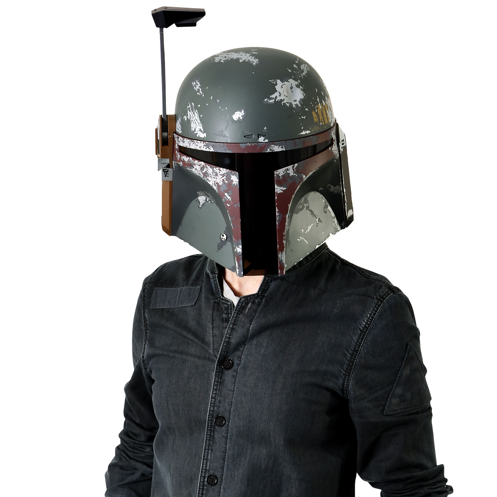 Star Wars - Casco de Boba Fett Réplica Premium con Efectos de Luz