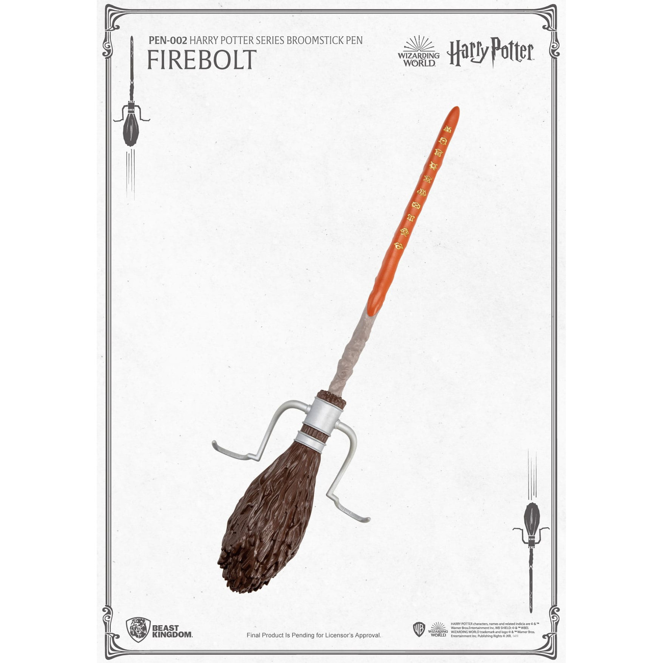 Harry Potter Balpen Firebolt Bezemsteel 29 cm