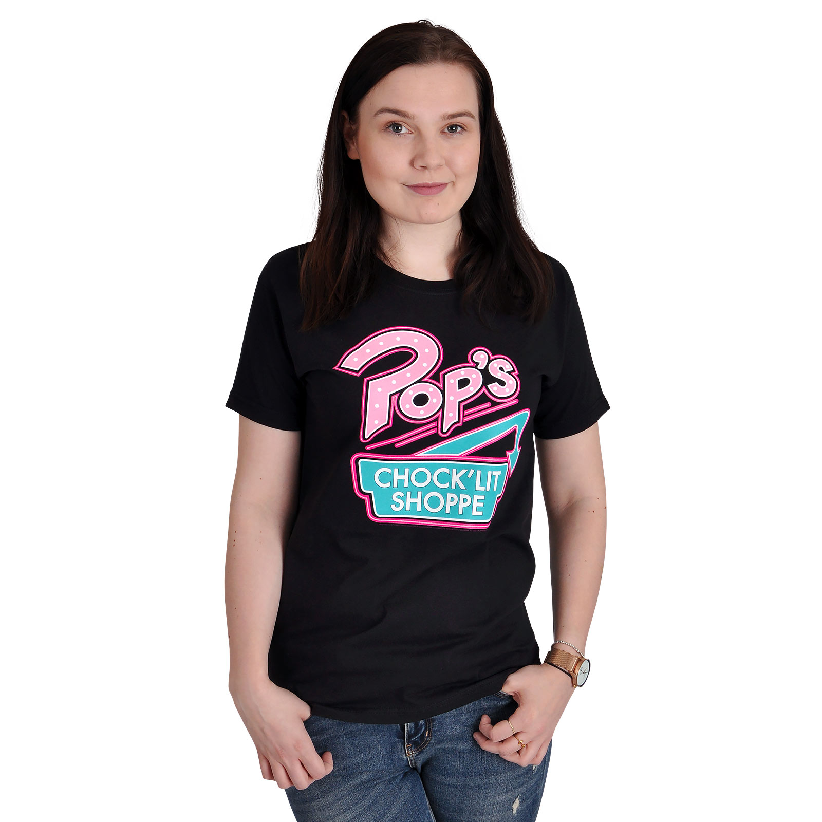 Riverdale - Pop's Chock'lit Shoppe T-Shirt schwarz