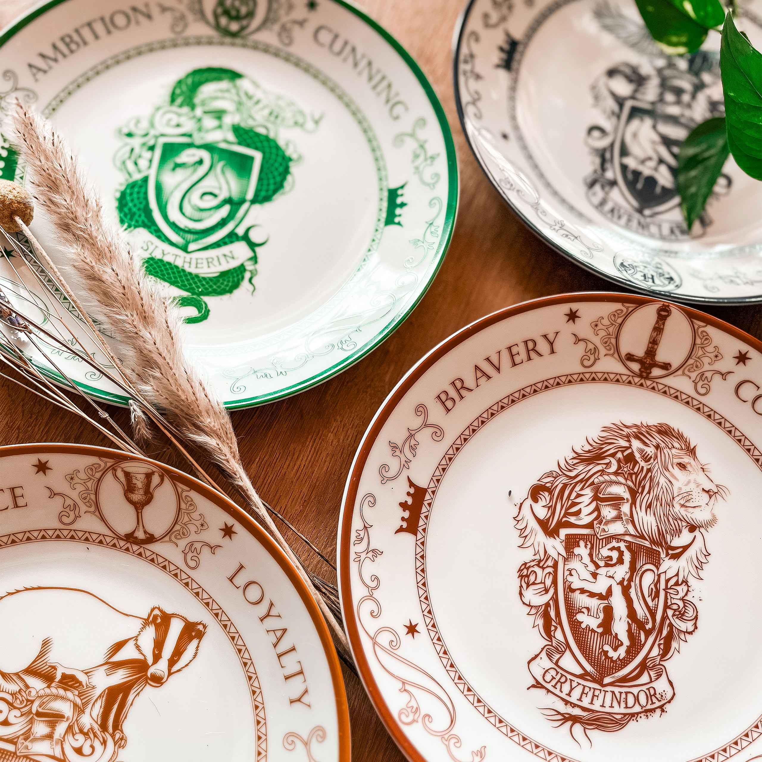 Harry Potter - Hogwarts Houses Plate Set