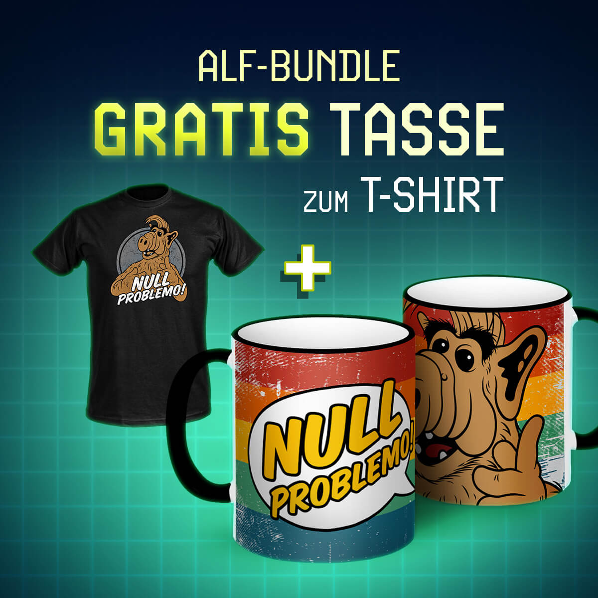 Alf Bundle: Gratis Tasse zum T-Shirt