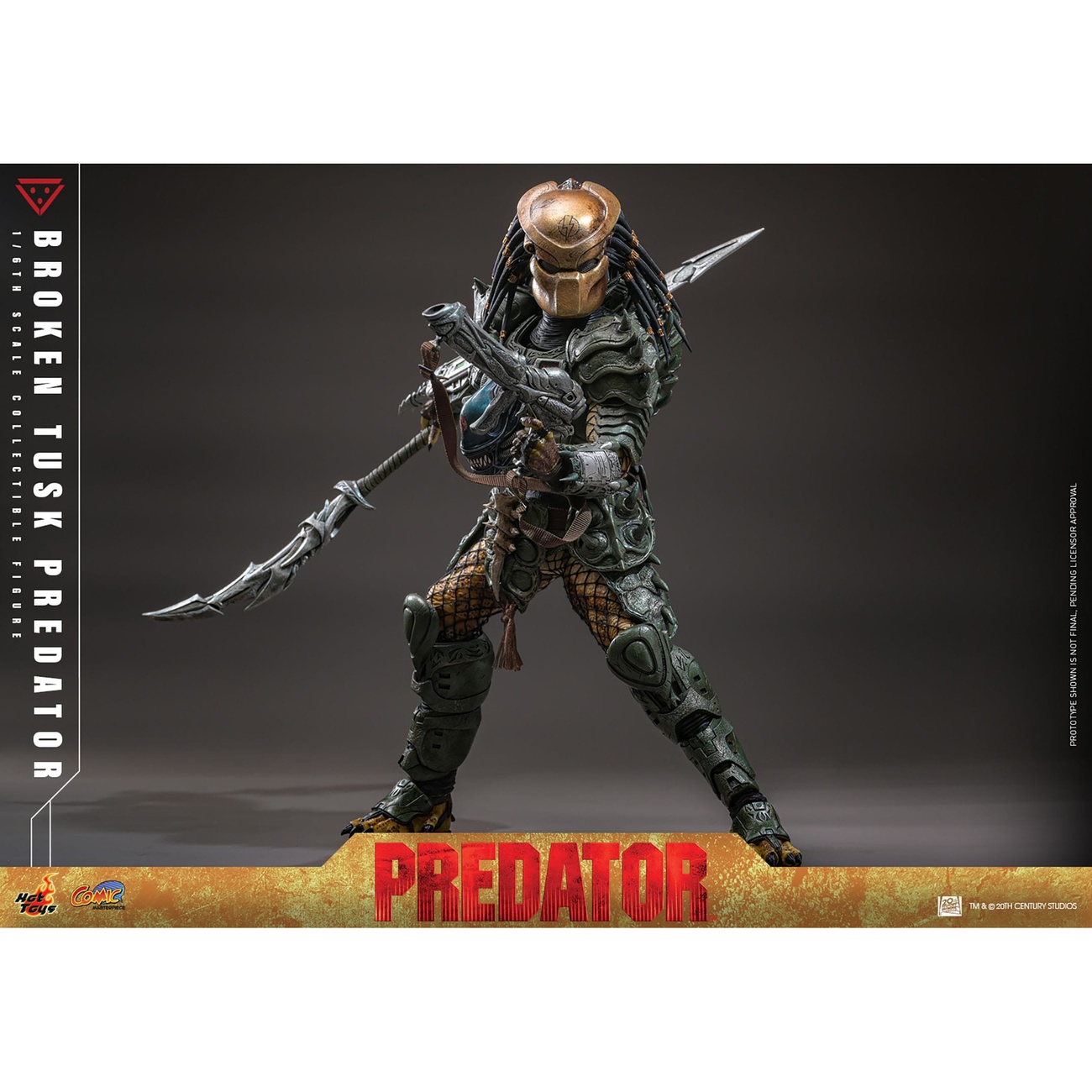 Alien vs. Predator - Broken Tusk Predator Masterpiece 1:6 Action Figure