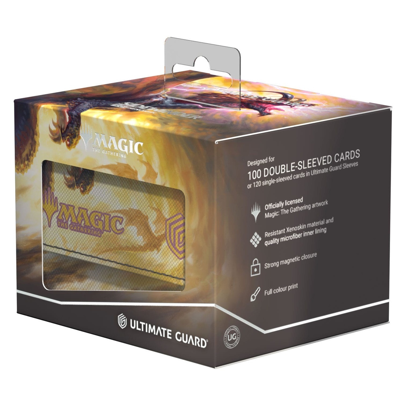 Ultimate Guard Sidewinder 100+ Xenoskin Magic: The Gathering "Tarkir: Dragonstorm" Ghostfire - Stormscale Scion