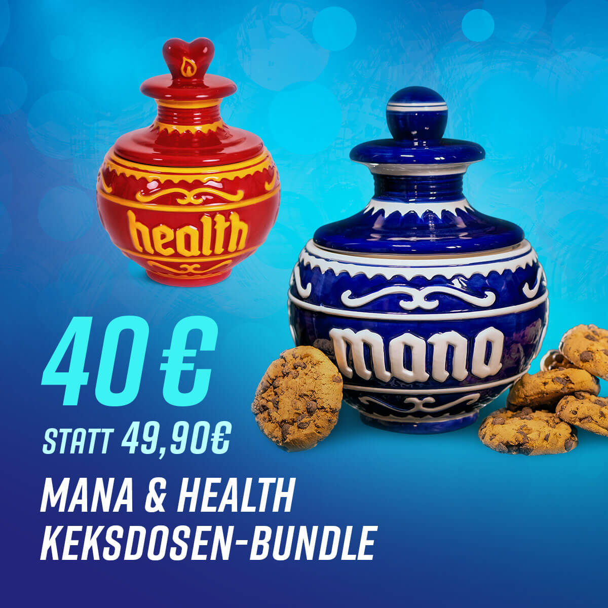 40€ statt 49,90€ auf Mana & Health Keksdosen-Bundle