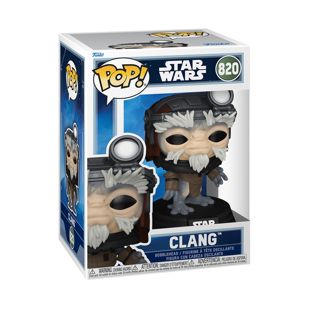 Figura Anzellan Funko Pop! cabezón – Star Wars The Mandalorian and Grogu