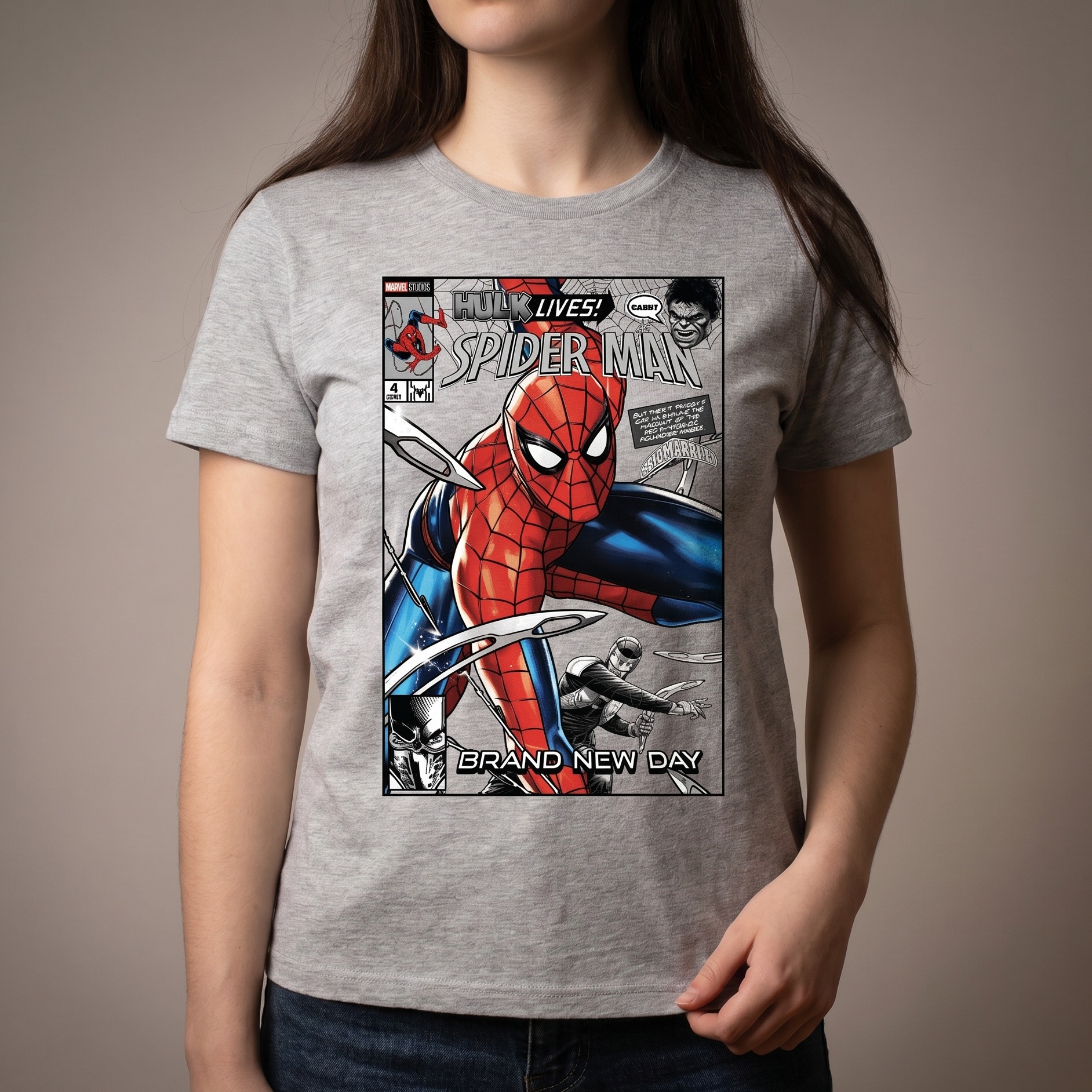Spider-Man - Brand New Day T-shirt grigia
