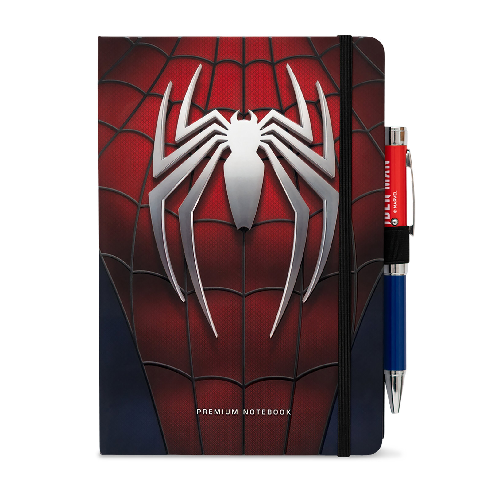 Spider-Man - Logo Notizbuch A5 mit Kugelschreiber