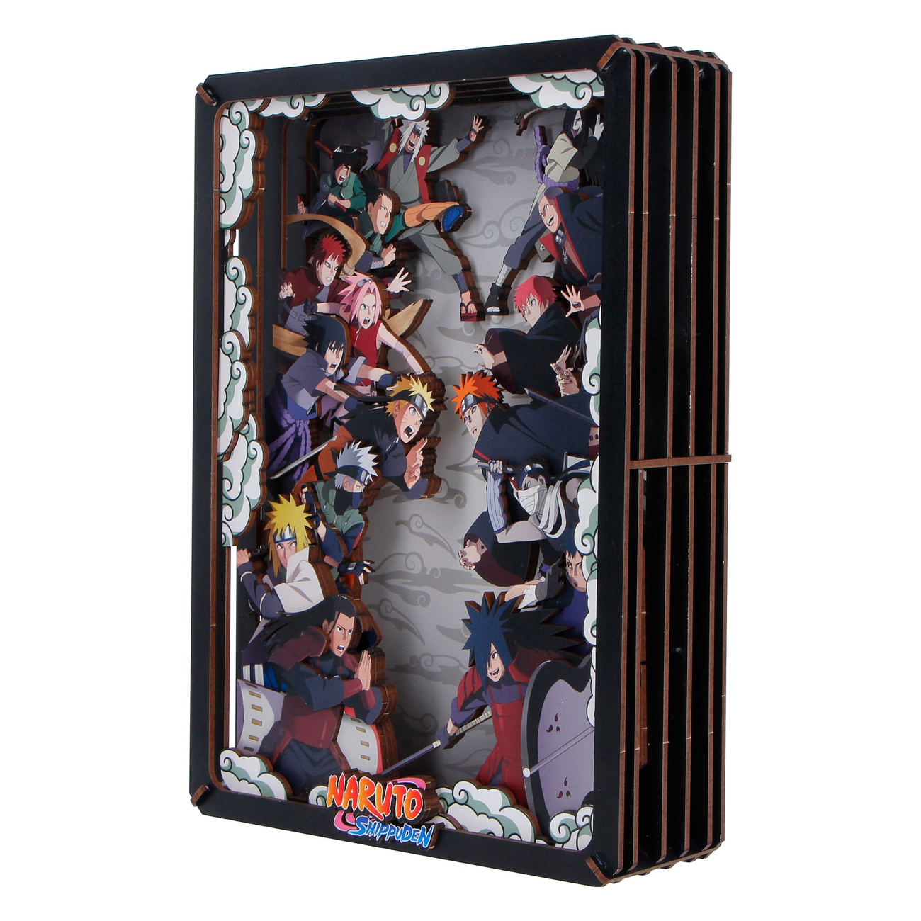 Naruto - Combat Wooden Theatre 3D fotolijst