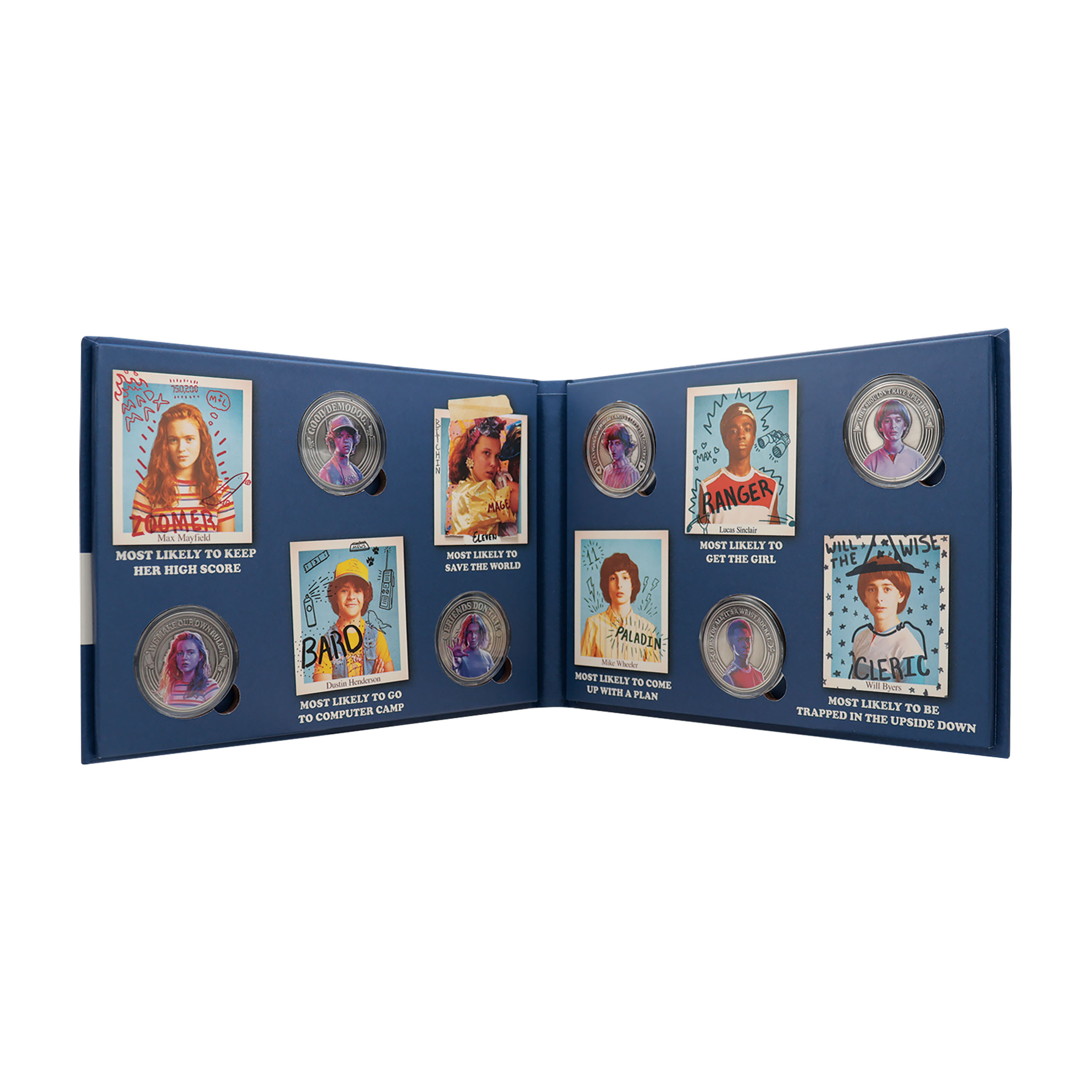 Stranger Things - album kolekcjonerskich monet Hawkins Middle School