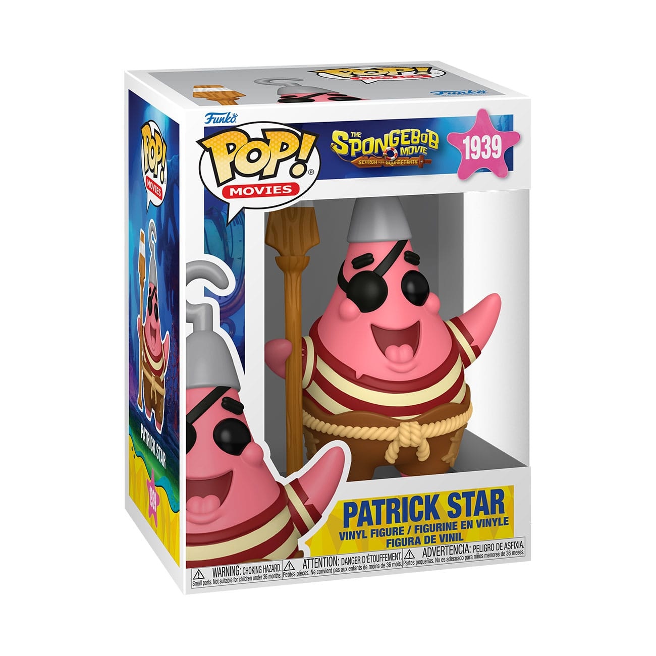 SpongeBob SquarePants POP! Figura in vinile Patrick Star (Pirate) 9 cm