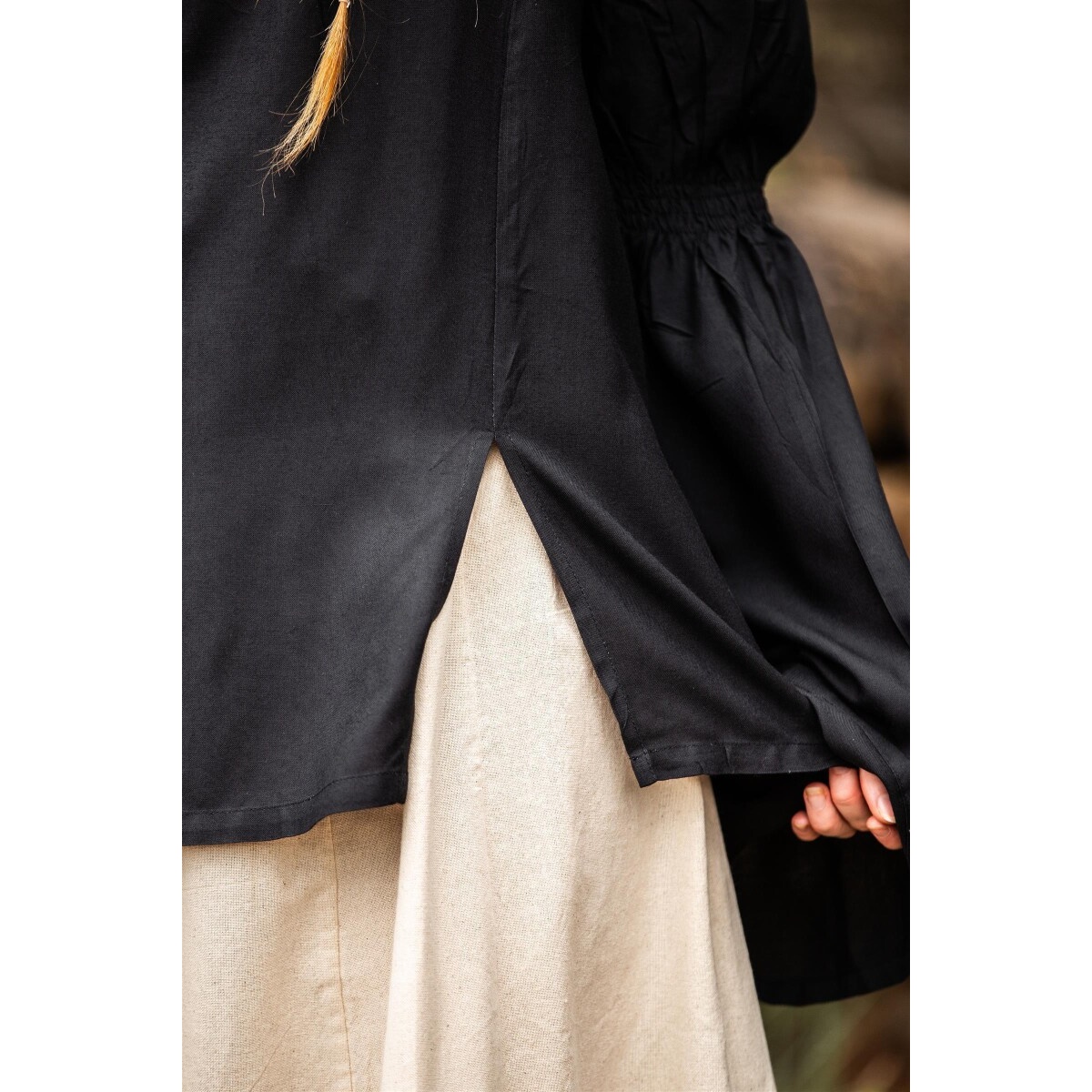 Blusa medieval Emma negra