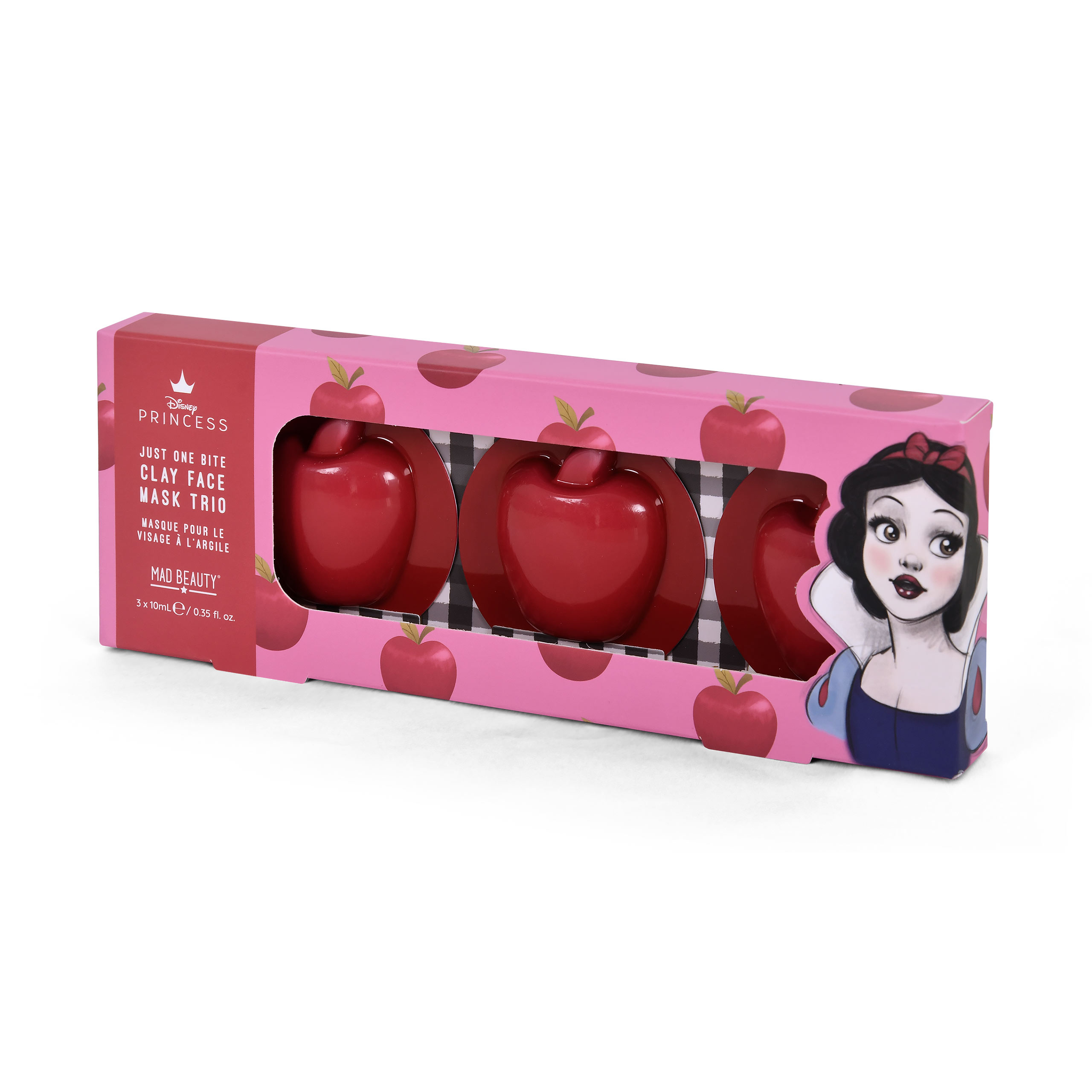 Snow White - Clay Face Mask 3-Pack