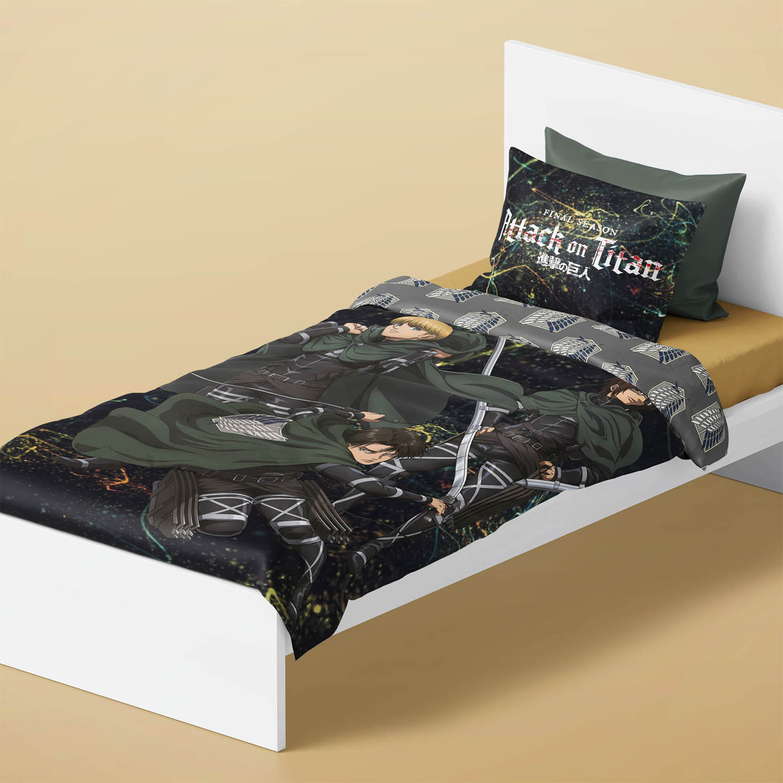 Attack on Titan - Parure de lit Characters