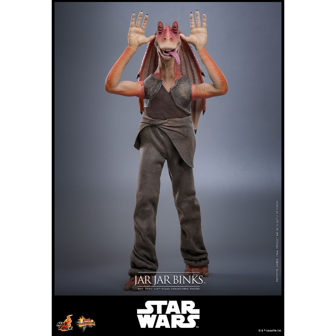 Star Wars - Figura de acción de Jar Jar Binks 1:6