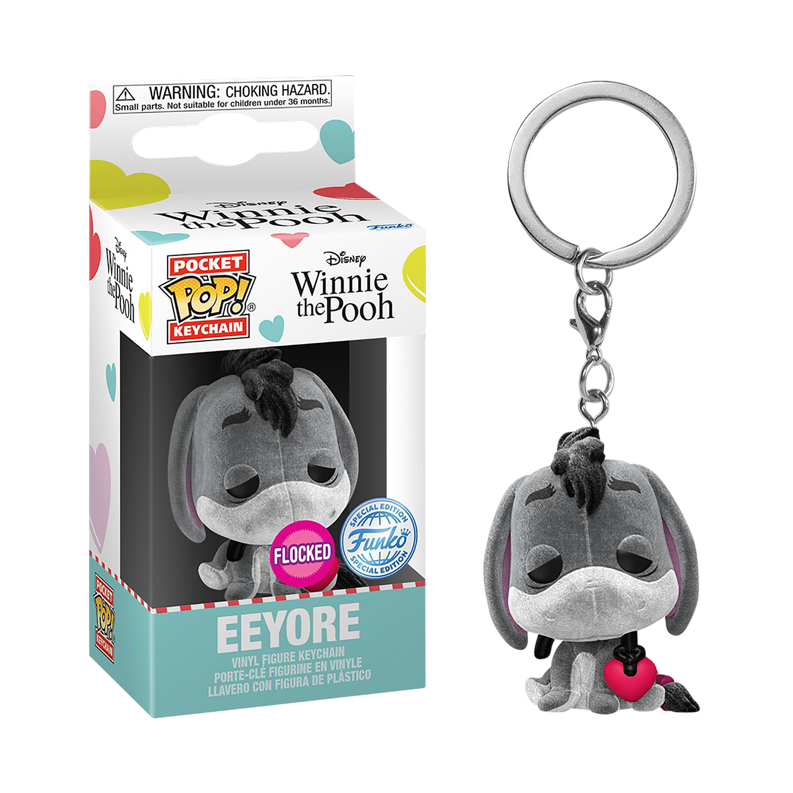 Winnie the Pooh - Eeyore with Heart Funko Pop Keychain