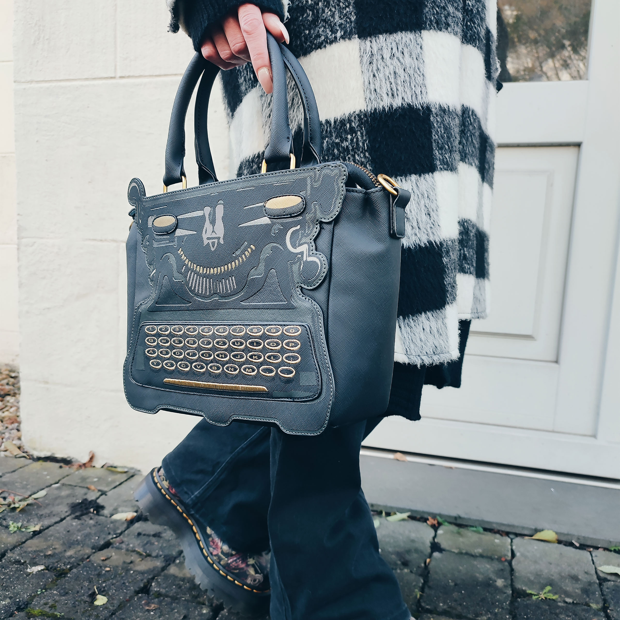 Woensdag - Typemachine Crossbody Tas