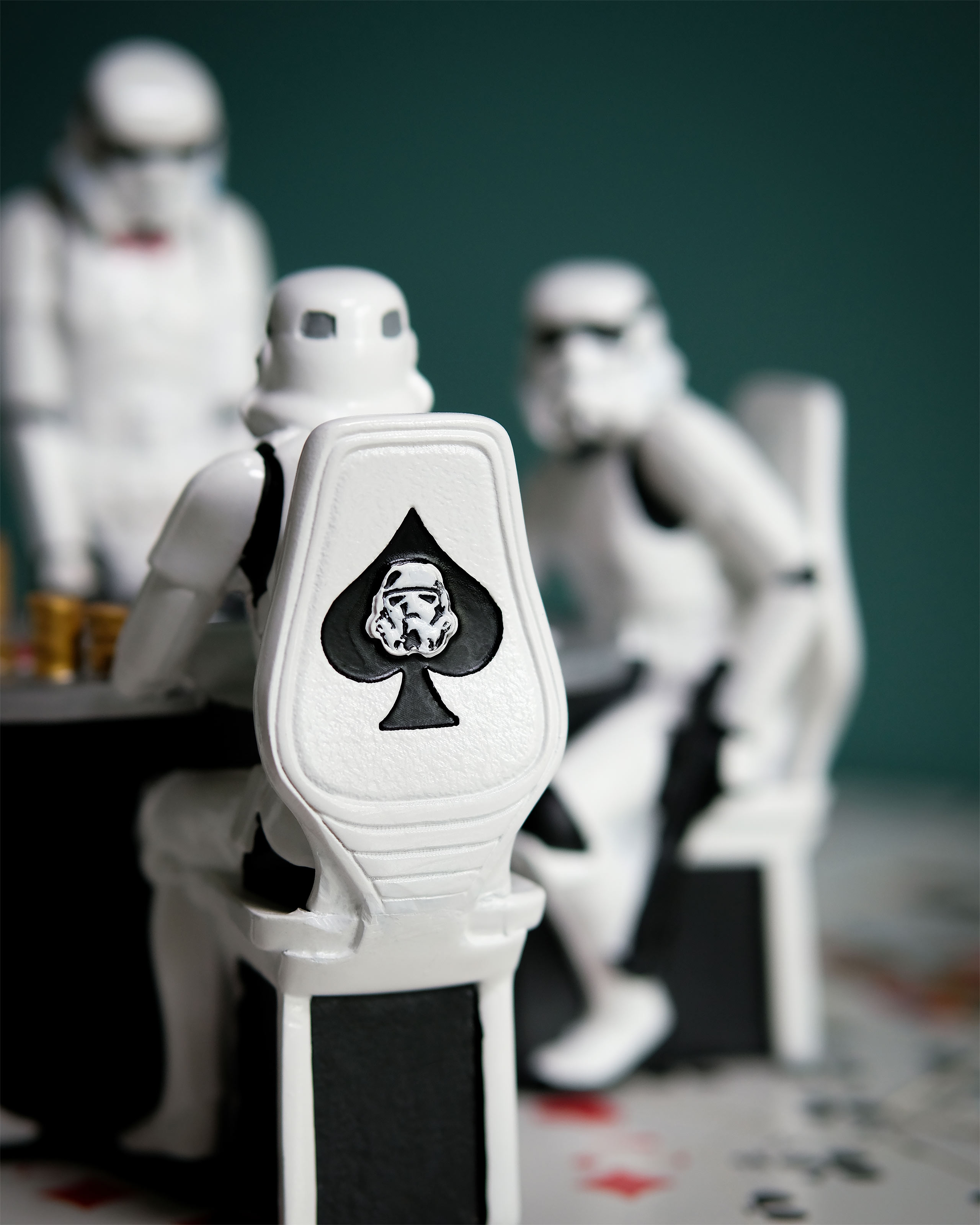 Origineel Stormtrooper Poker Face Diorama