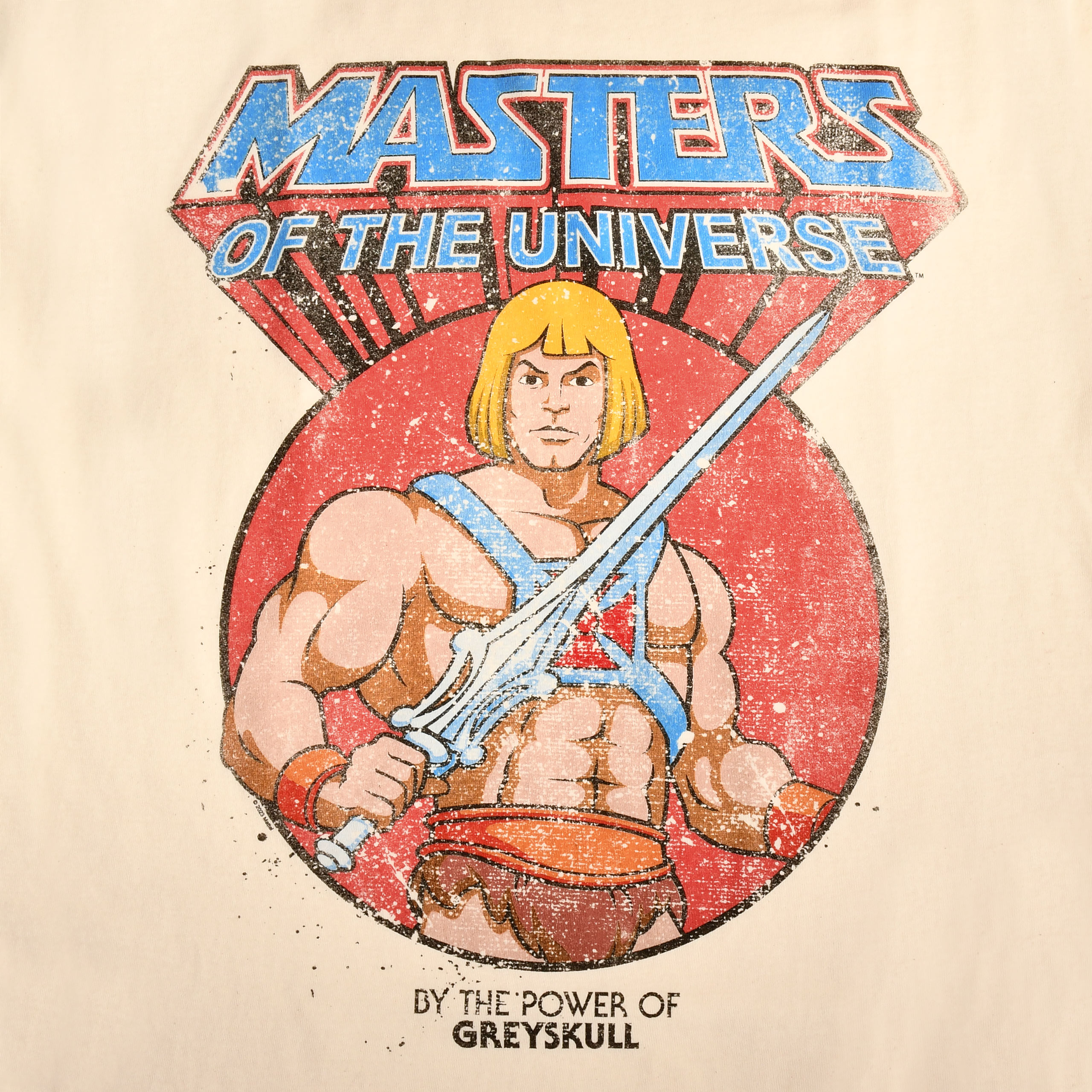 Masters of The Universe - He-Man Vintage T-Shirt creme