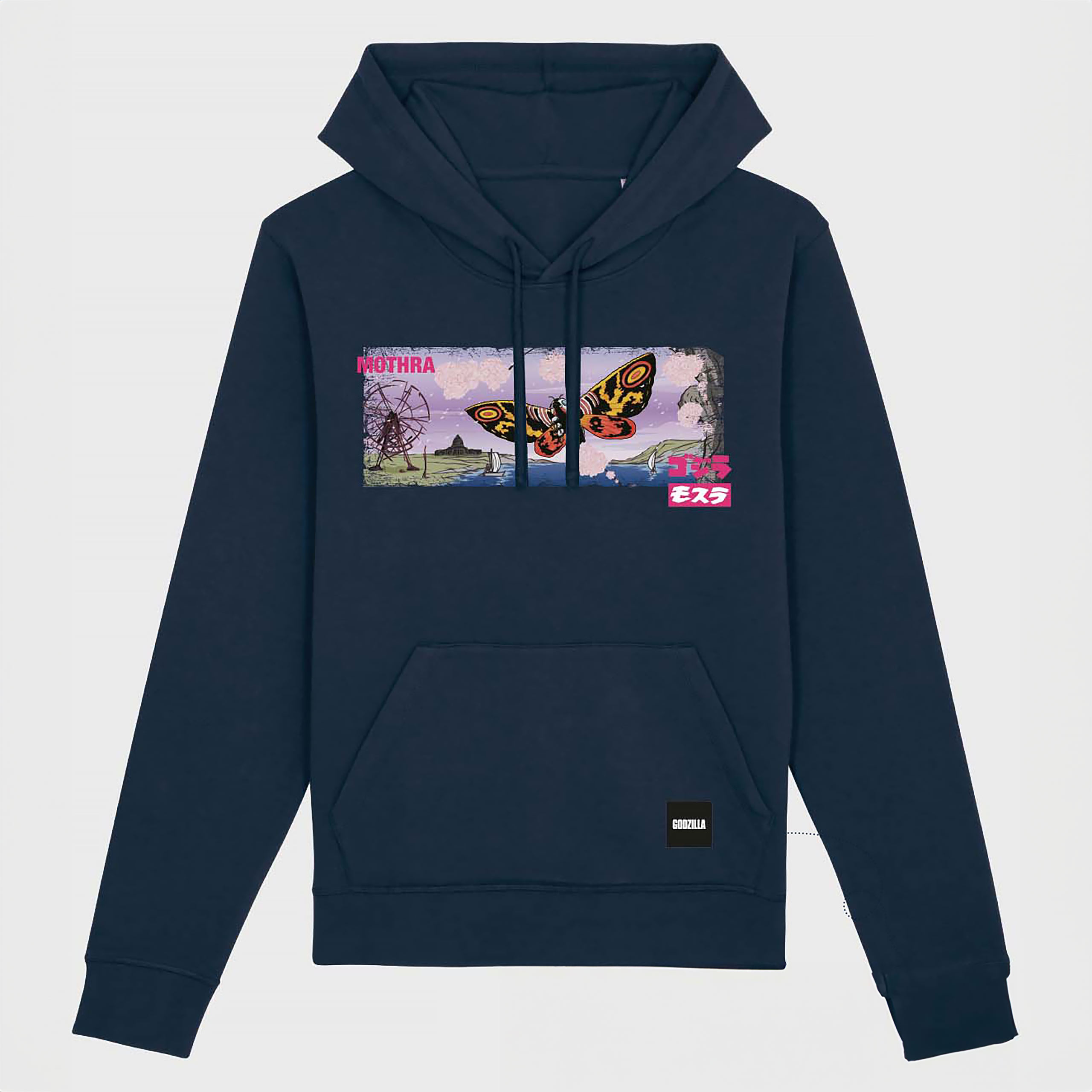 Godzilla - Mothra Hoodie blau