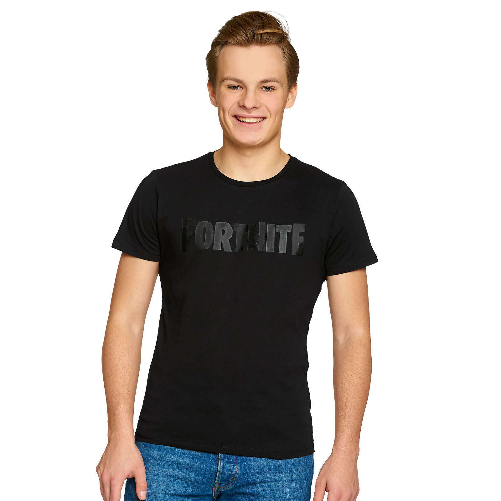 Fortnite - T-shirt logo noir