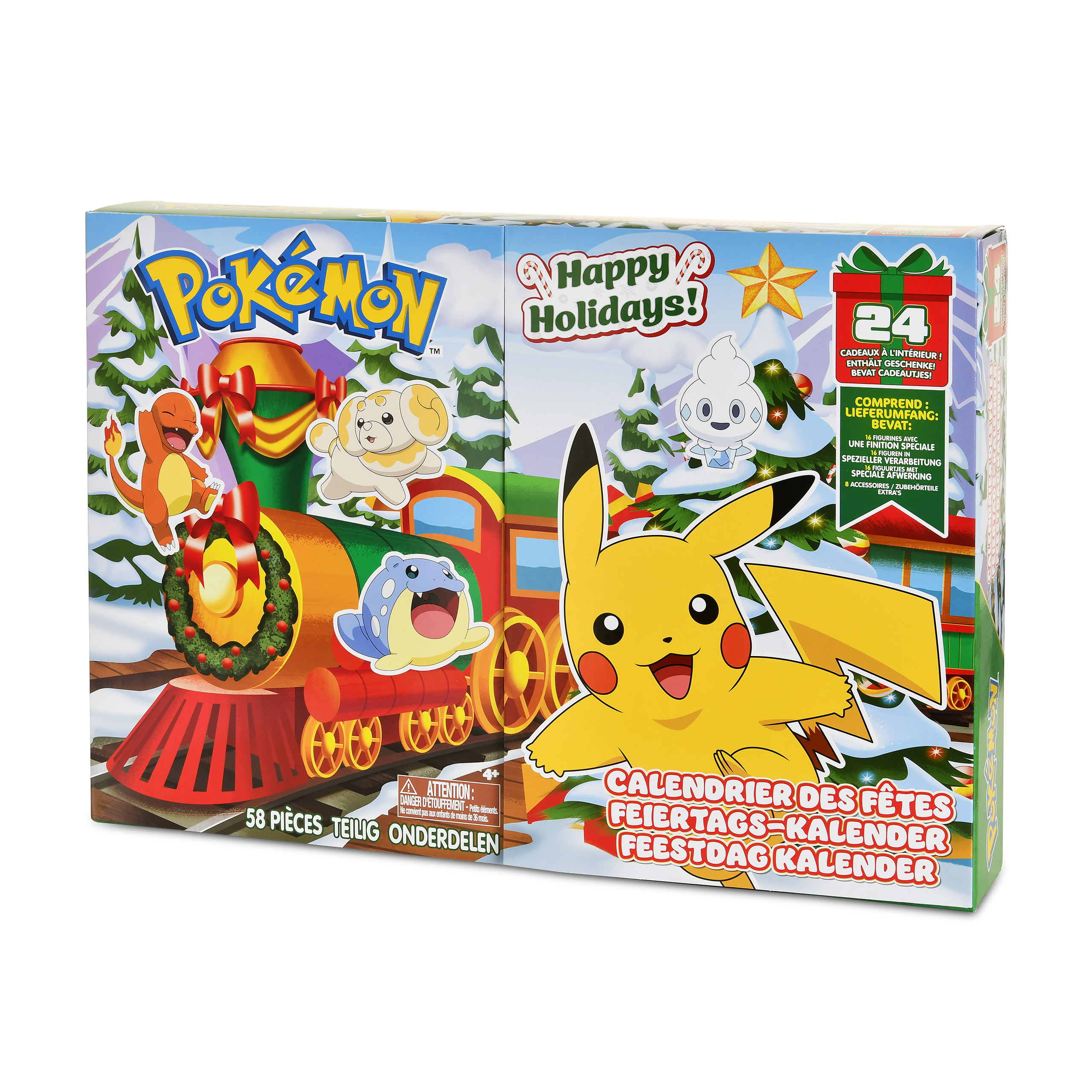 Calendario de Adviento Pikachu Happy Holidays - Pokemon