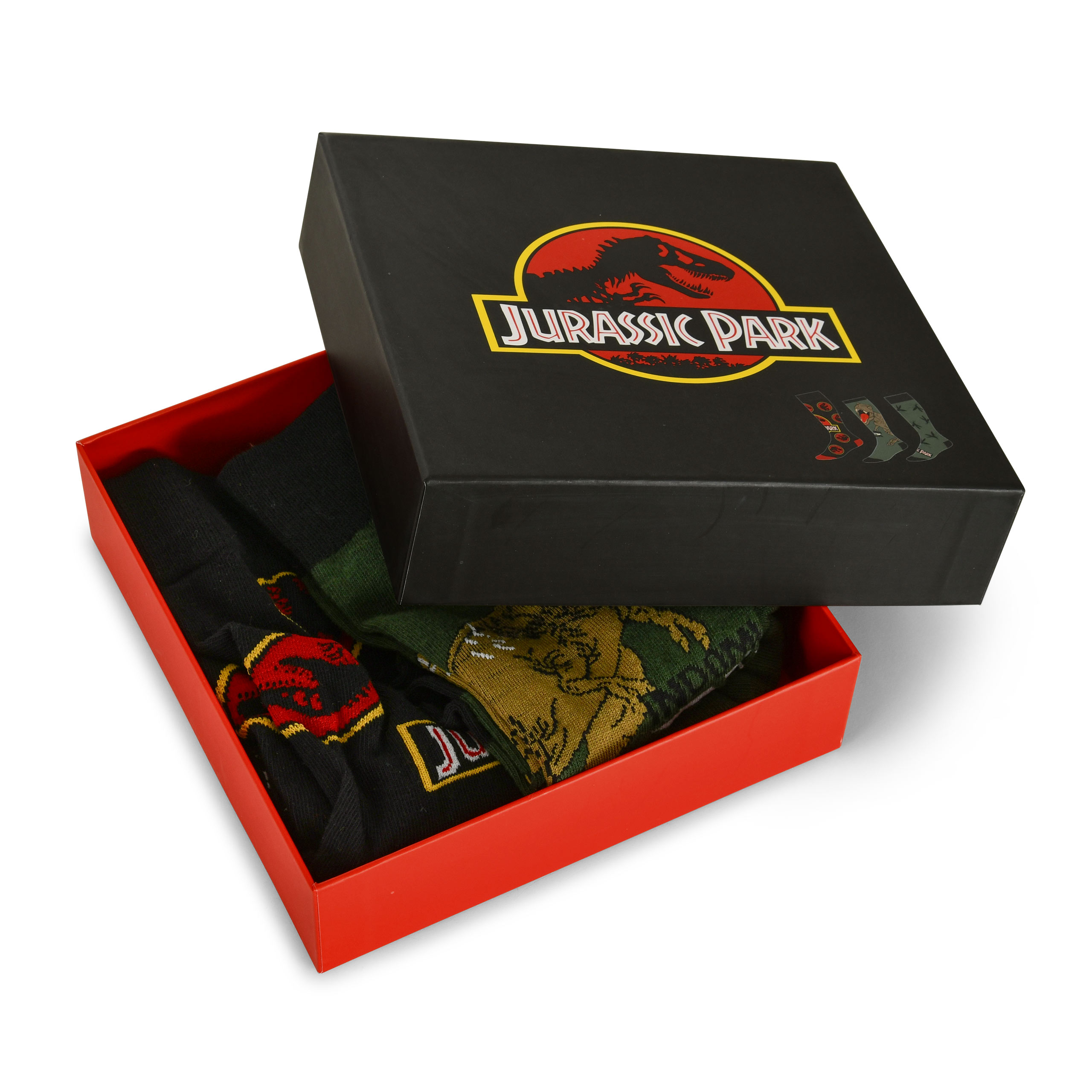 Jurassic Park - Set di 3 calzini