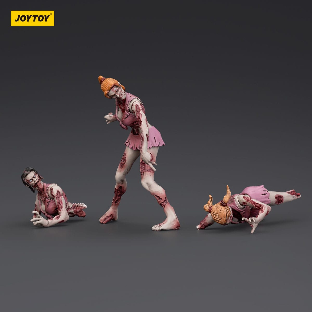 Zombie Dark Source actionfigurer 3-pack Cheer Leaders 8 cm