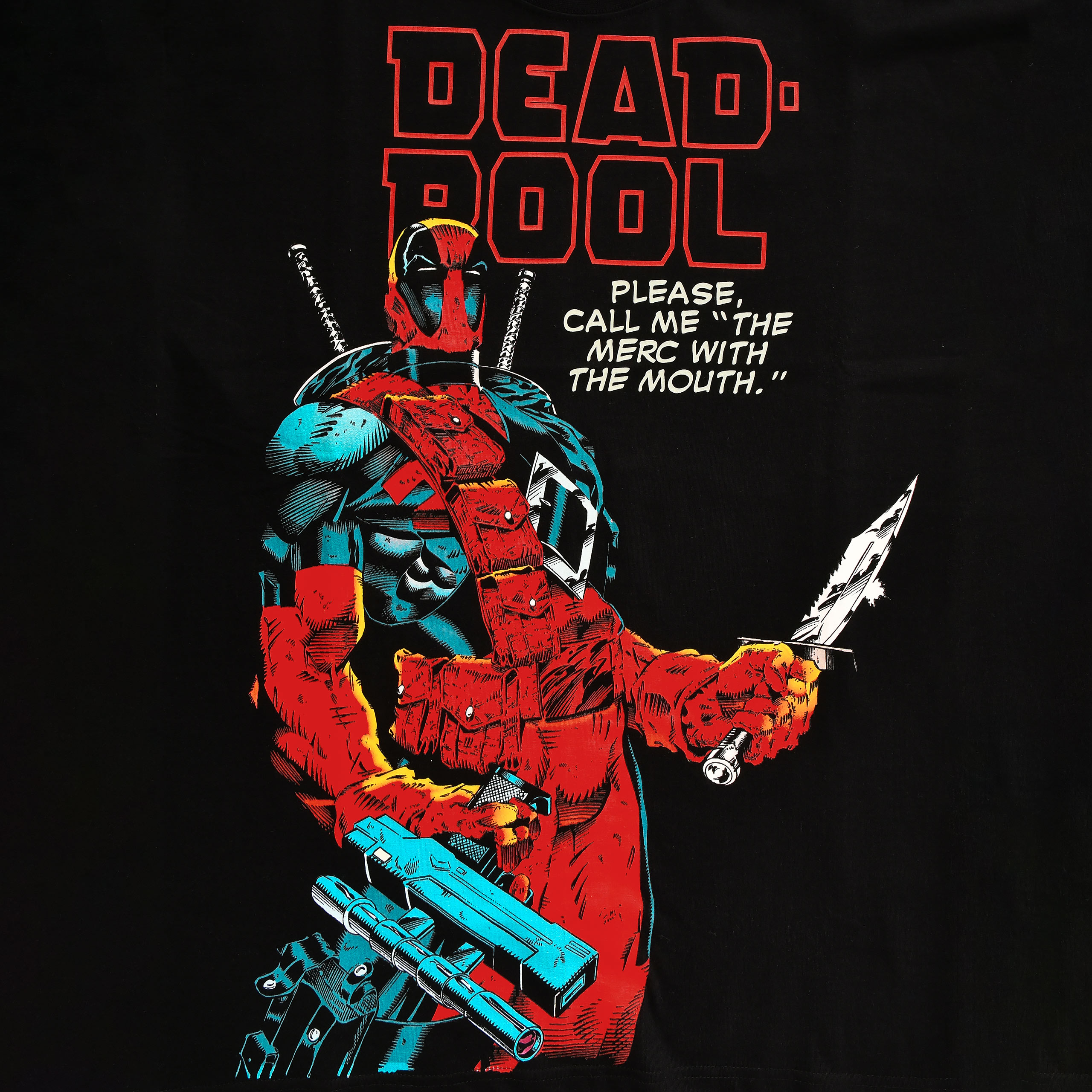 Deadpool - The Merc With The Mouth Oversize T-Shirt Zwart