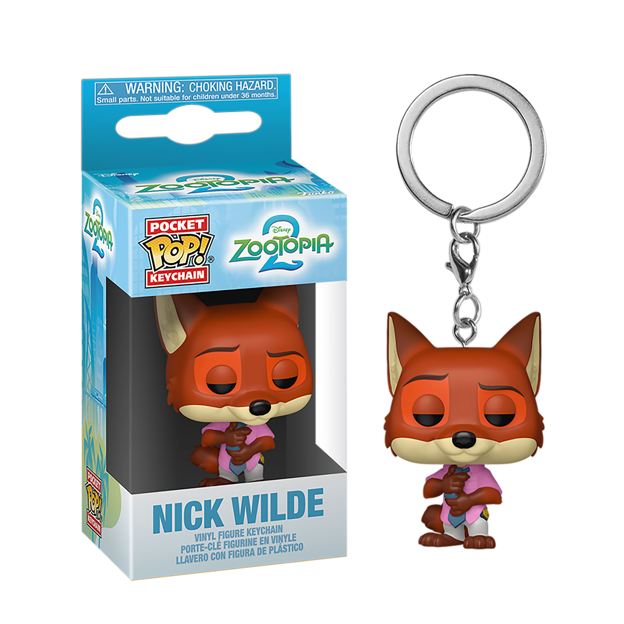 Zootopia - Nick Wilde Funko Pop Schlüsselanhänger