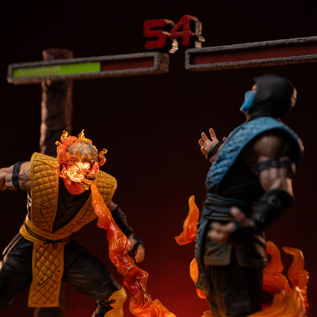 Mortal Kombat Figurka Deluxe Art Scale 1/10 Scorpion Fatality 27 cm