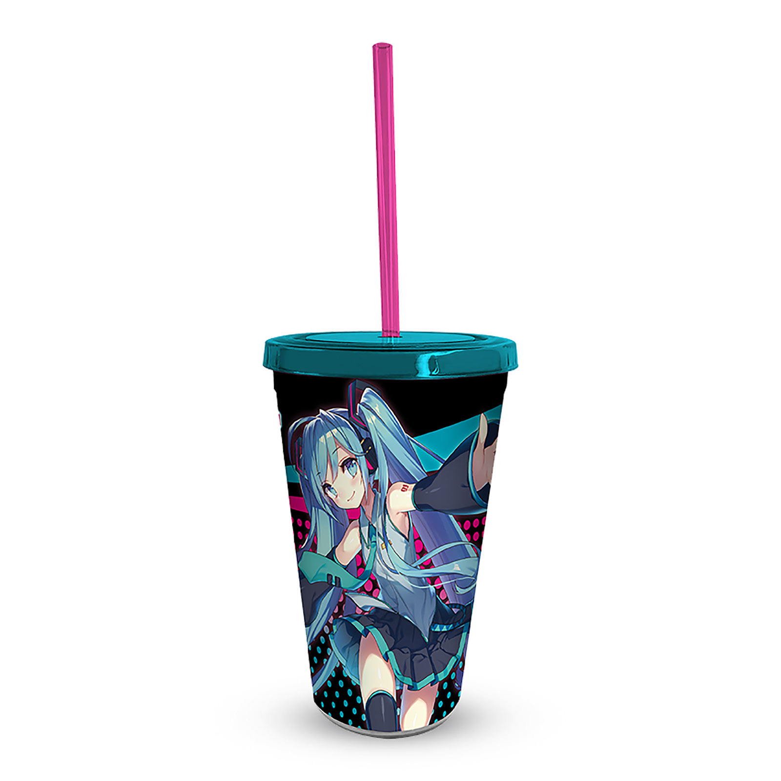 Hatsune Miku - Drinking Cup with Straw