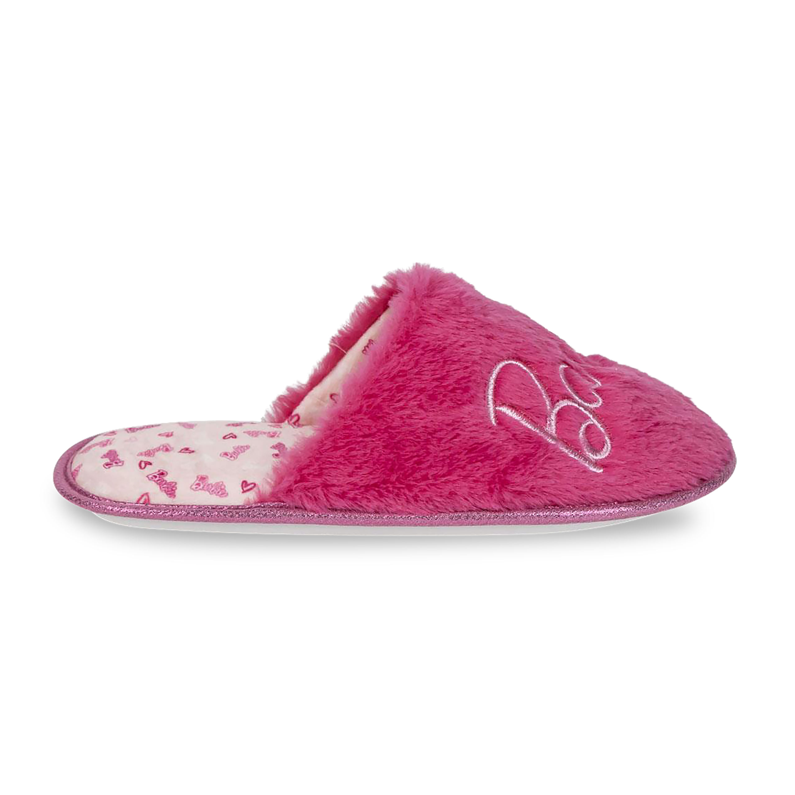 Barbie - Chaussons en peluche avec logo