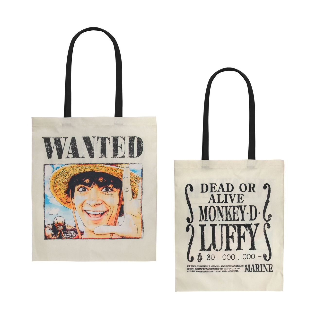 One Piece Tragetasche Wanted Luffy