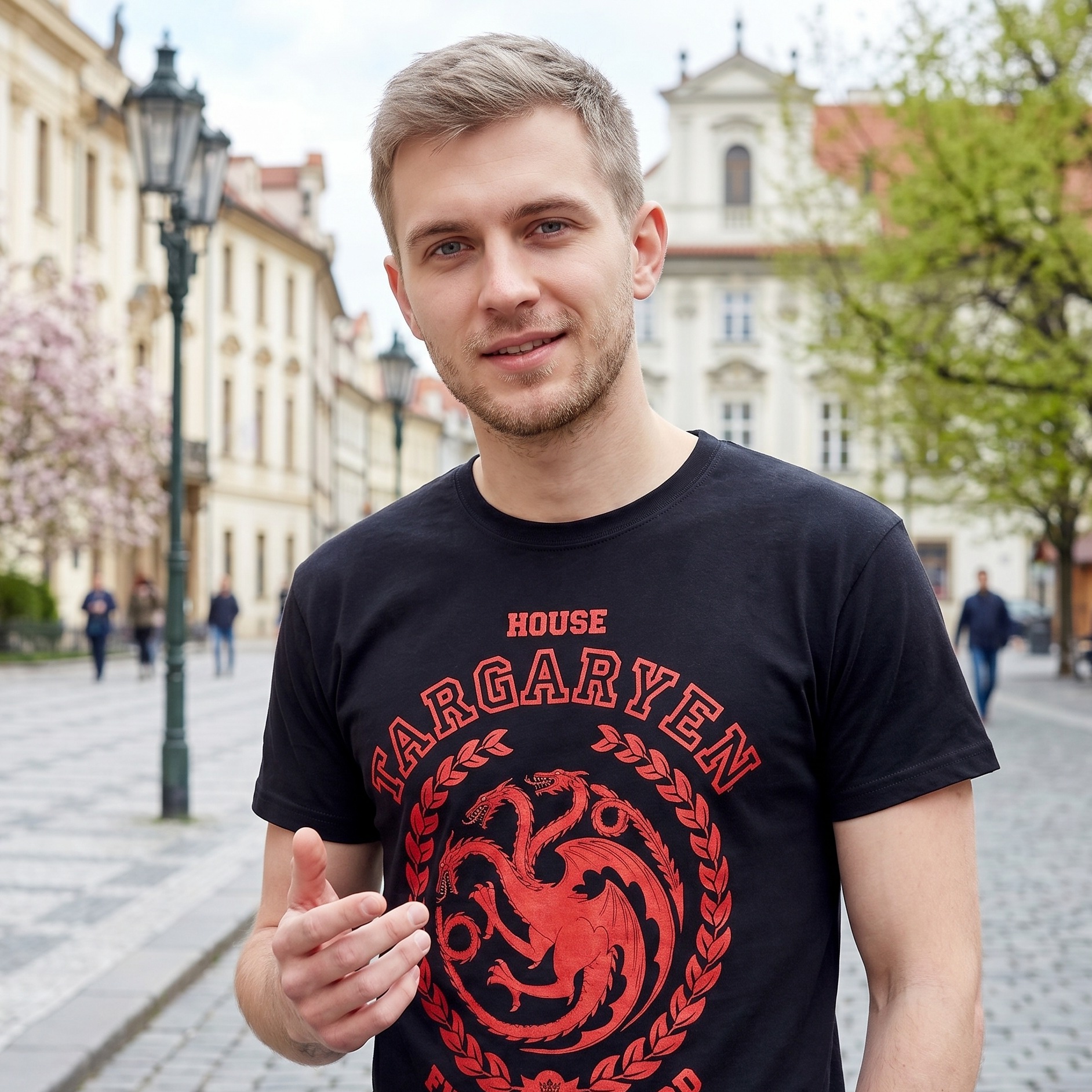 Game of Thrones - Targaryen Crest T-Shirt Black